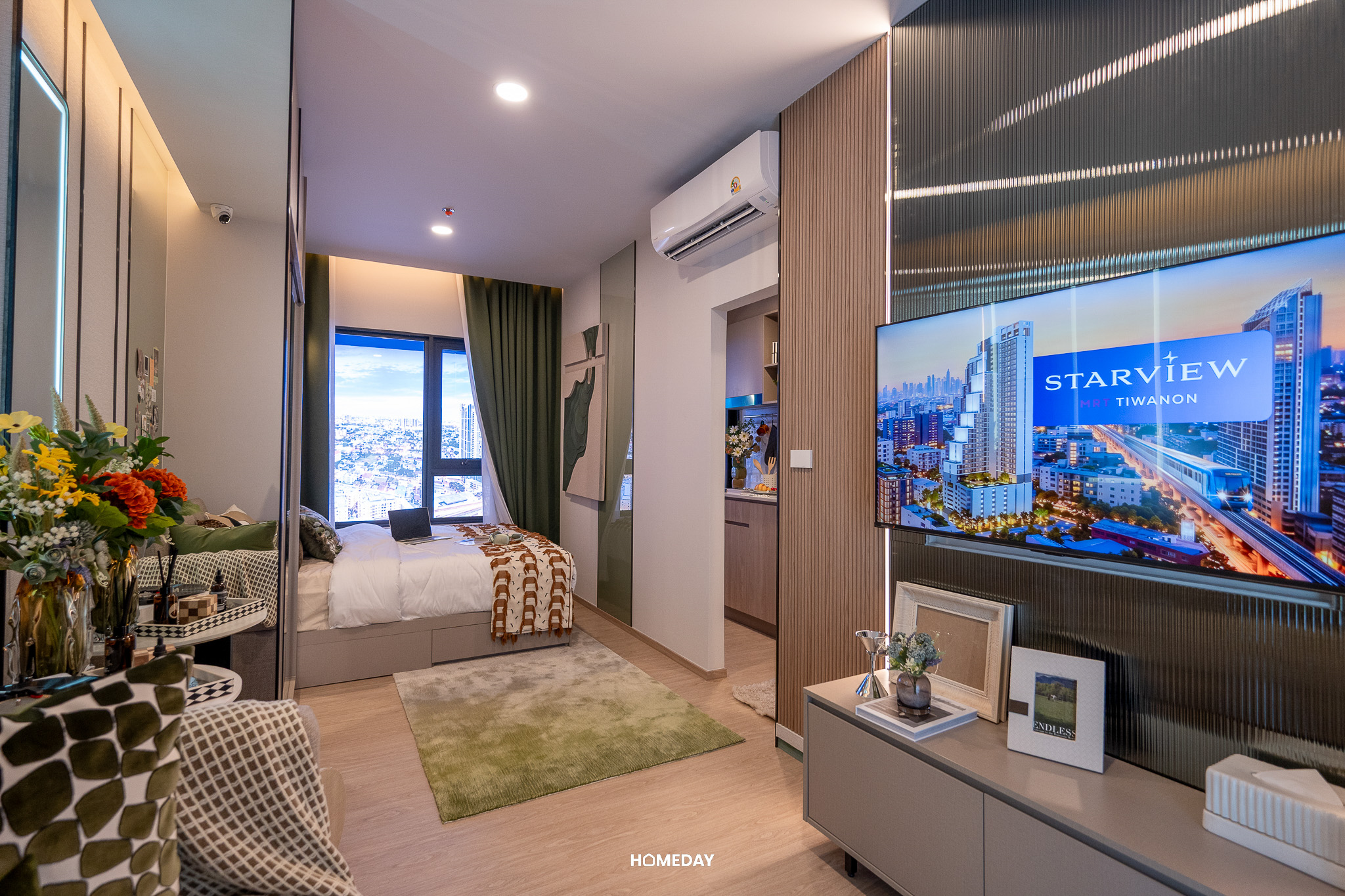 STARVIEW MRT TIWANON — แบบห้อง : STUDIO