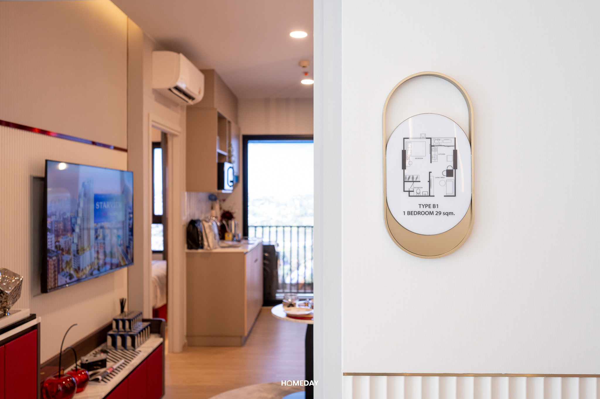 STARVIEW MRT TIWANON — แบบห้อง : 1 BEDROOM
