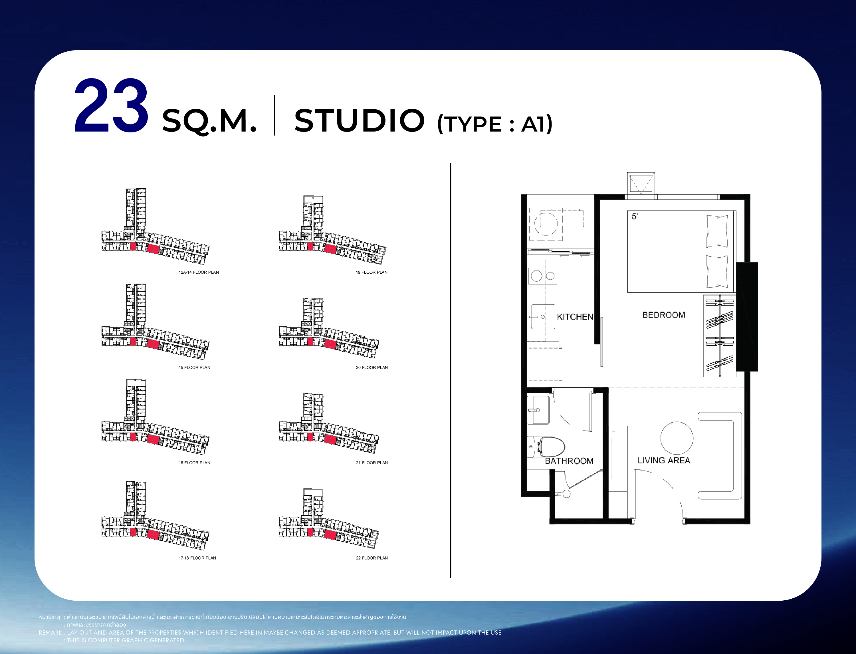 STARVIEW MRT TIWANON — UNIT LAYOUT
