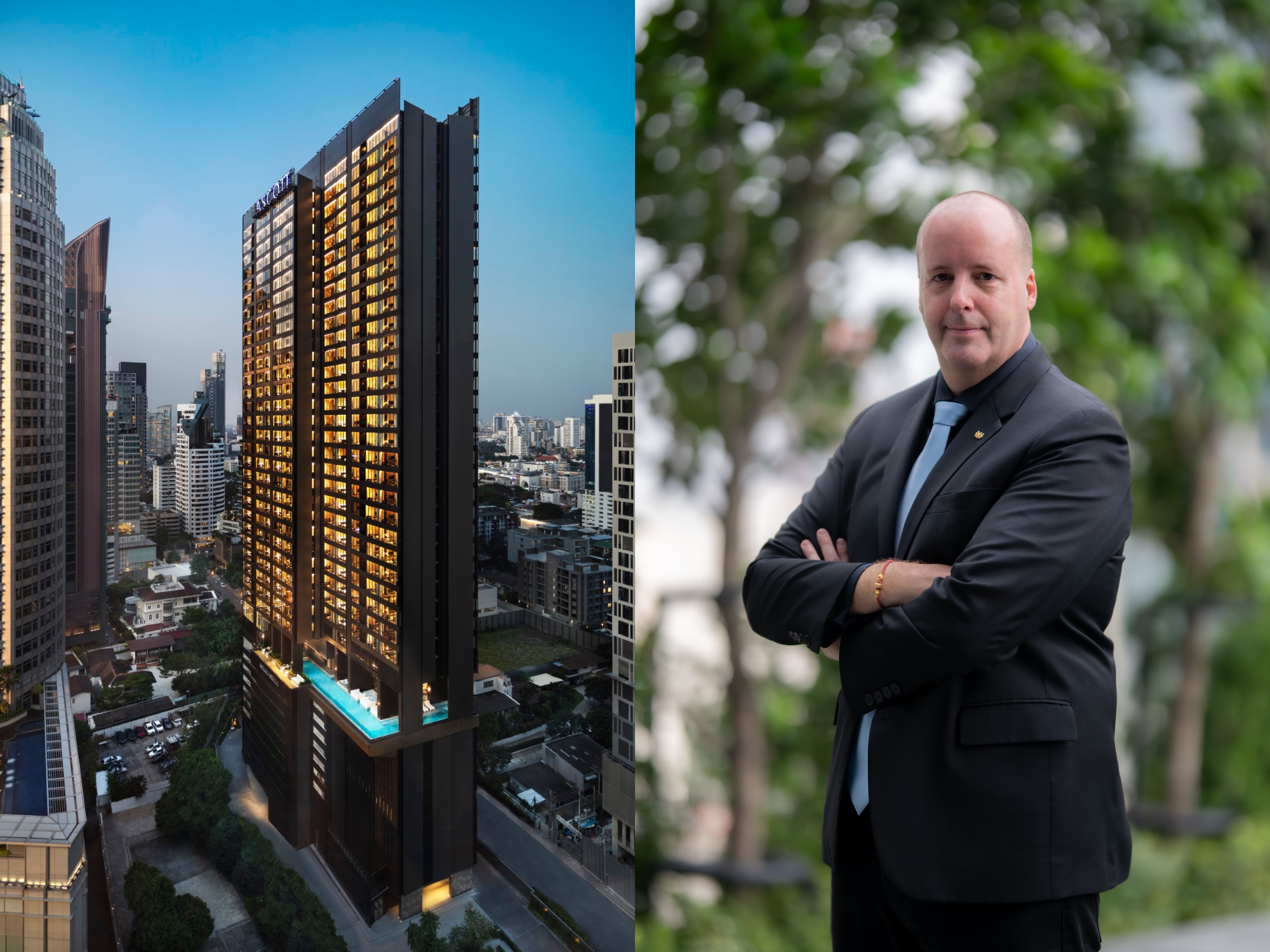 ภาพ มร. คูน เวอร์เมียร์ซช ผู้จัดการทั่วไป Ascott Thonglor Bangkok