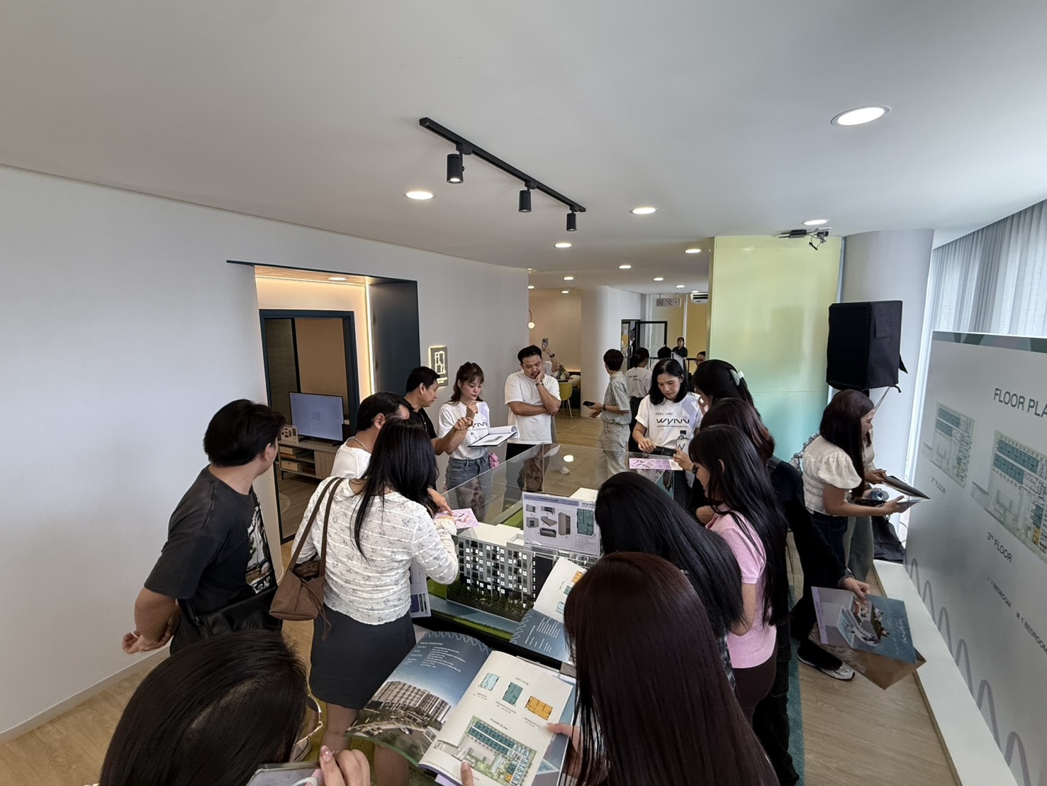 บรรยากาศเปิดชมโครงการ วินน์ บางมด-ประชาอุทิศ