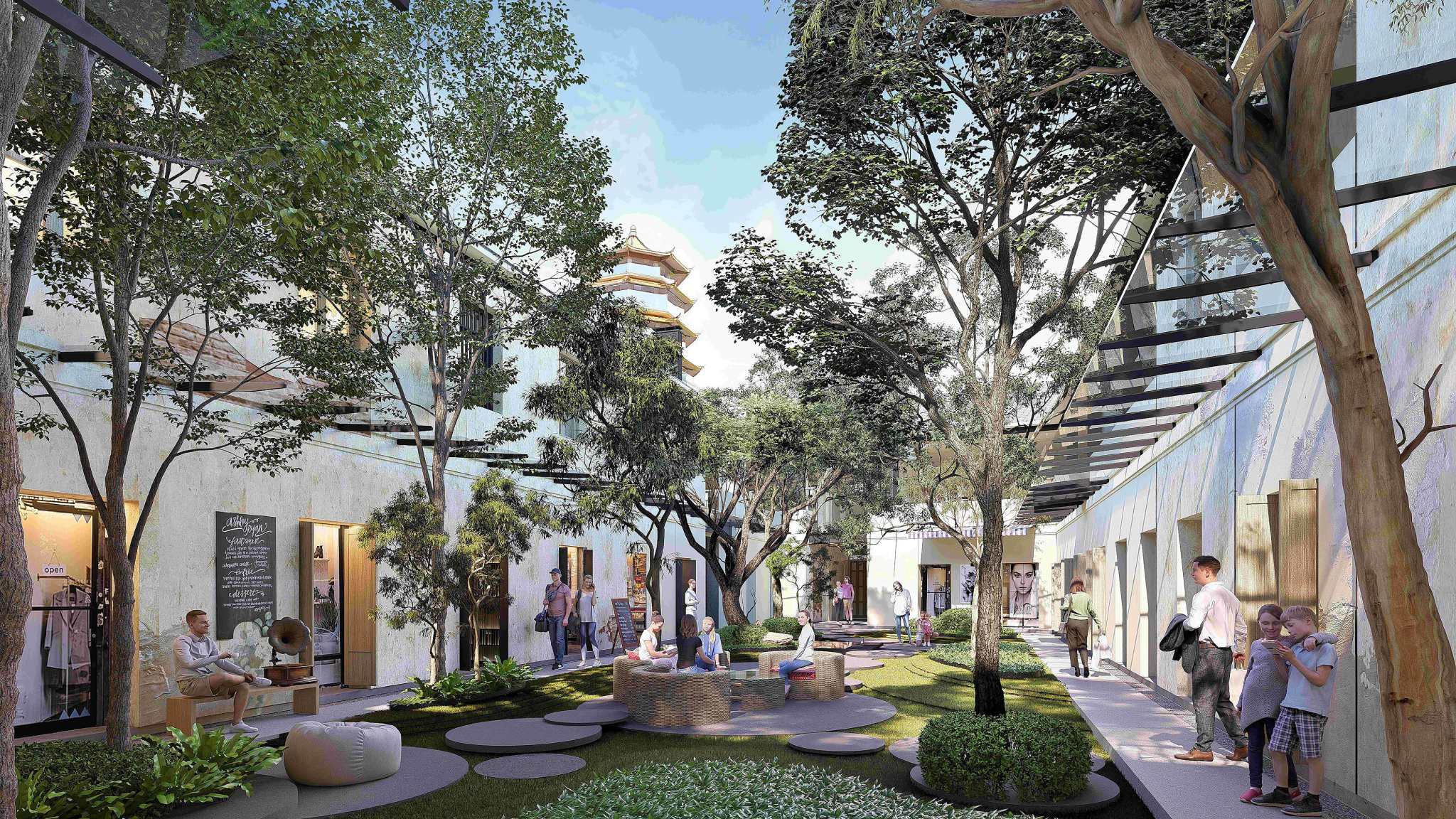 Retail Court อาคารอนุรักษ์ โครงการเวิ้งนครเกษม เยาวราช