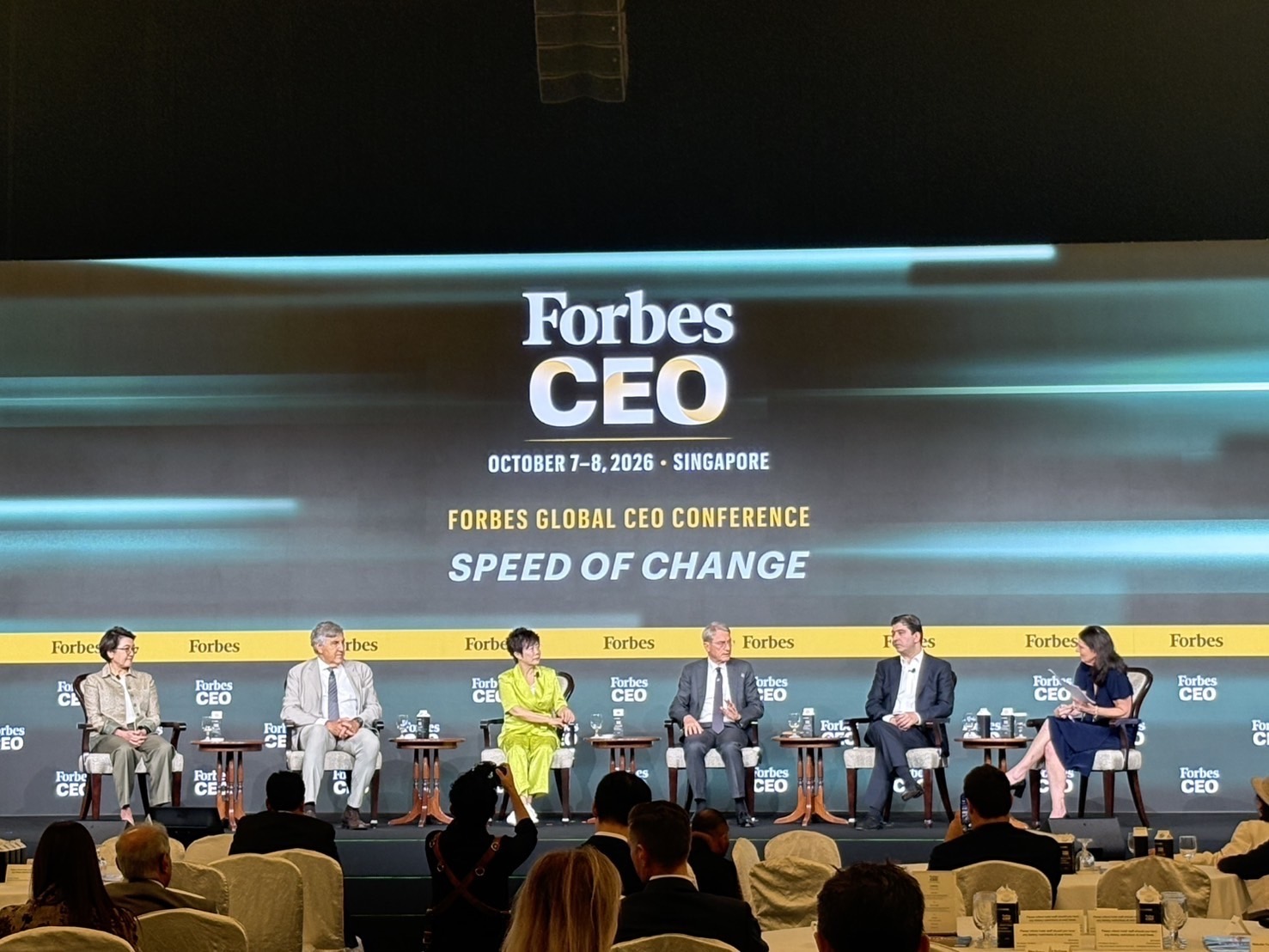 ดร.ฮาราลด์ ลิงค์ ประธานกรรมการ บริษัท บี.กริม เพาเวอร์ จำกัด (มหาชน) ในงาน Forbes Global CEO Conference 2026