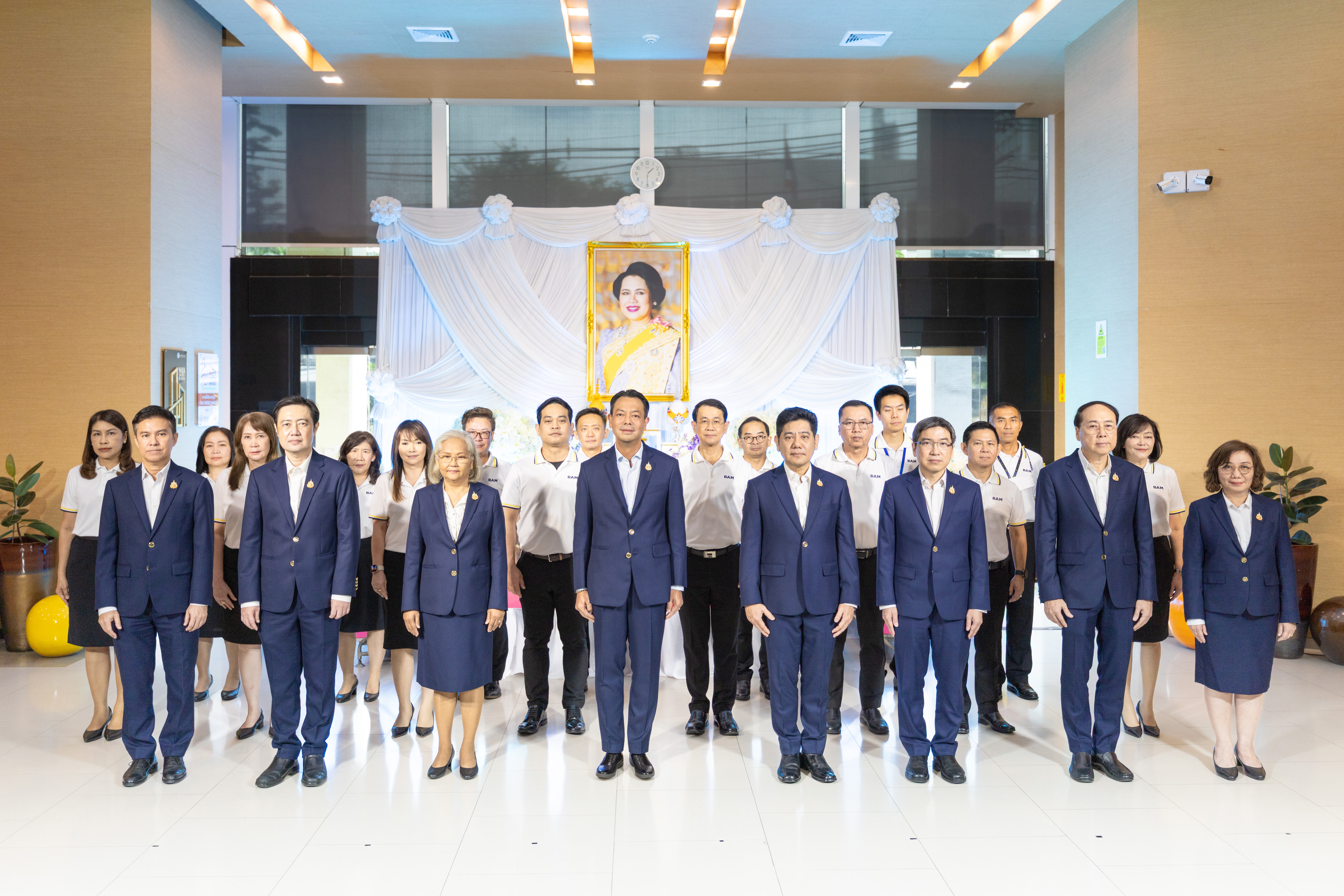 บรรยากาศพิธีน้อมรำลึกฯ ของ BAM