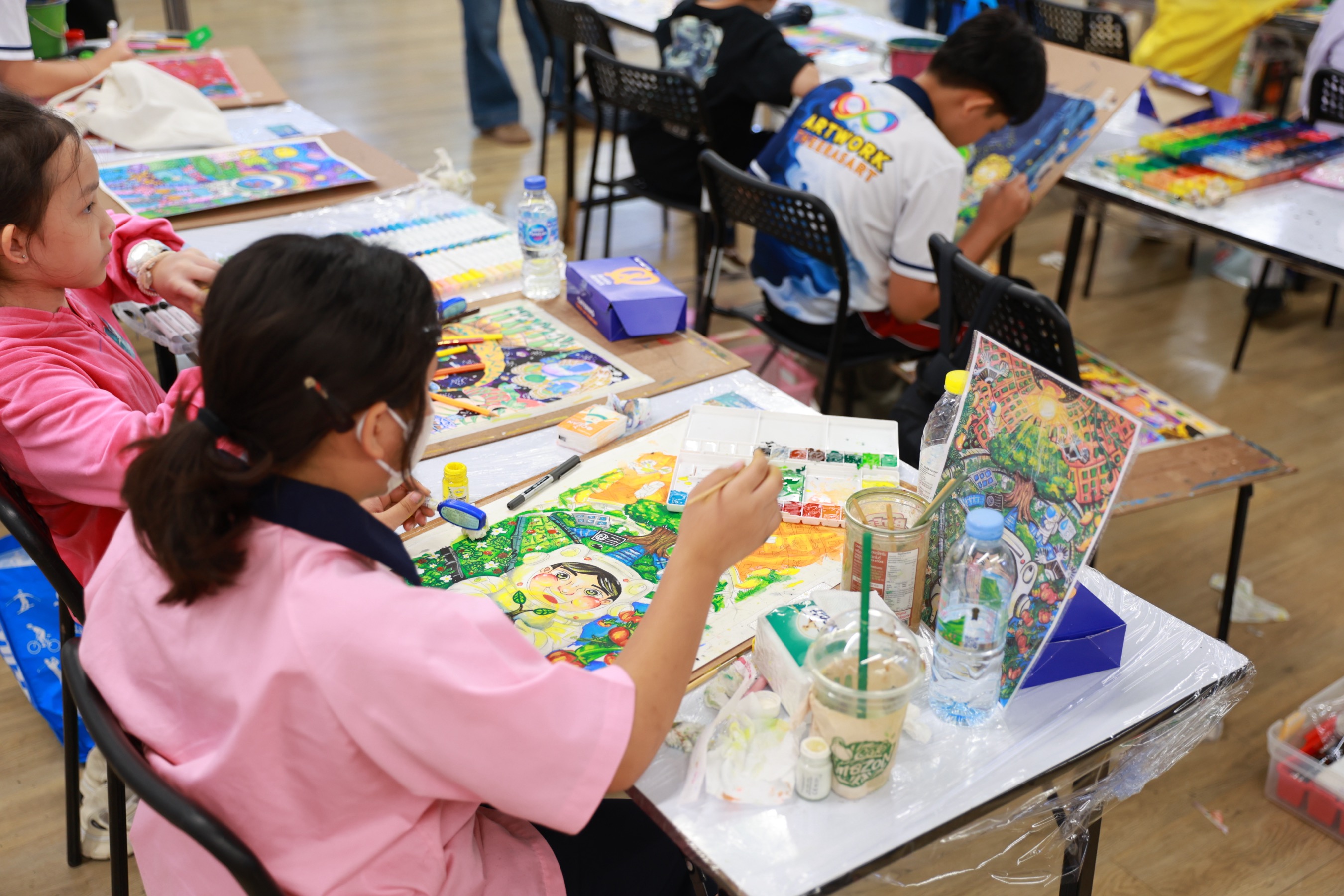 ผลงานและบรรยากาศการประกวด APRSAF Poster Contest 2026
