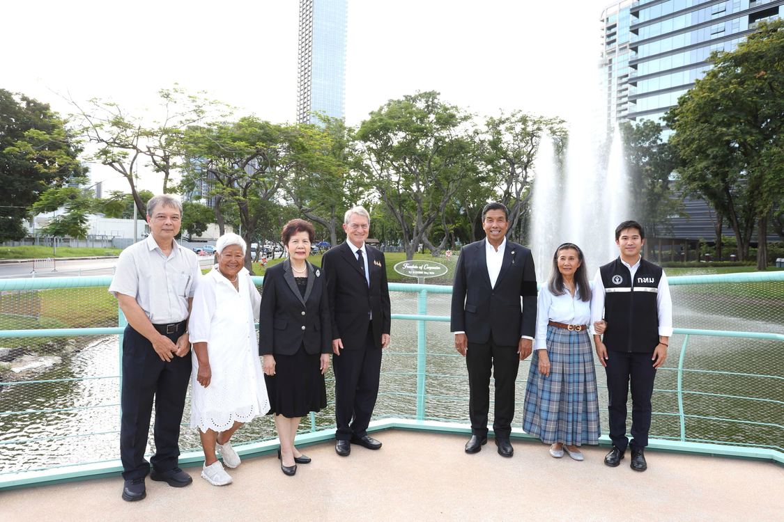 บี.กริม ส่งมอบ “Fountain of Compassion” กลางสวนลุมพินี