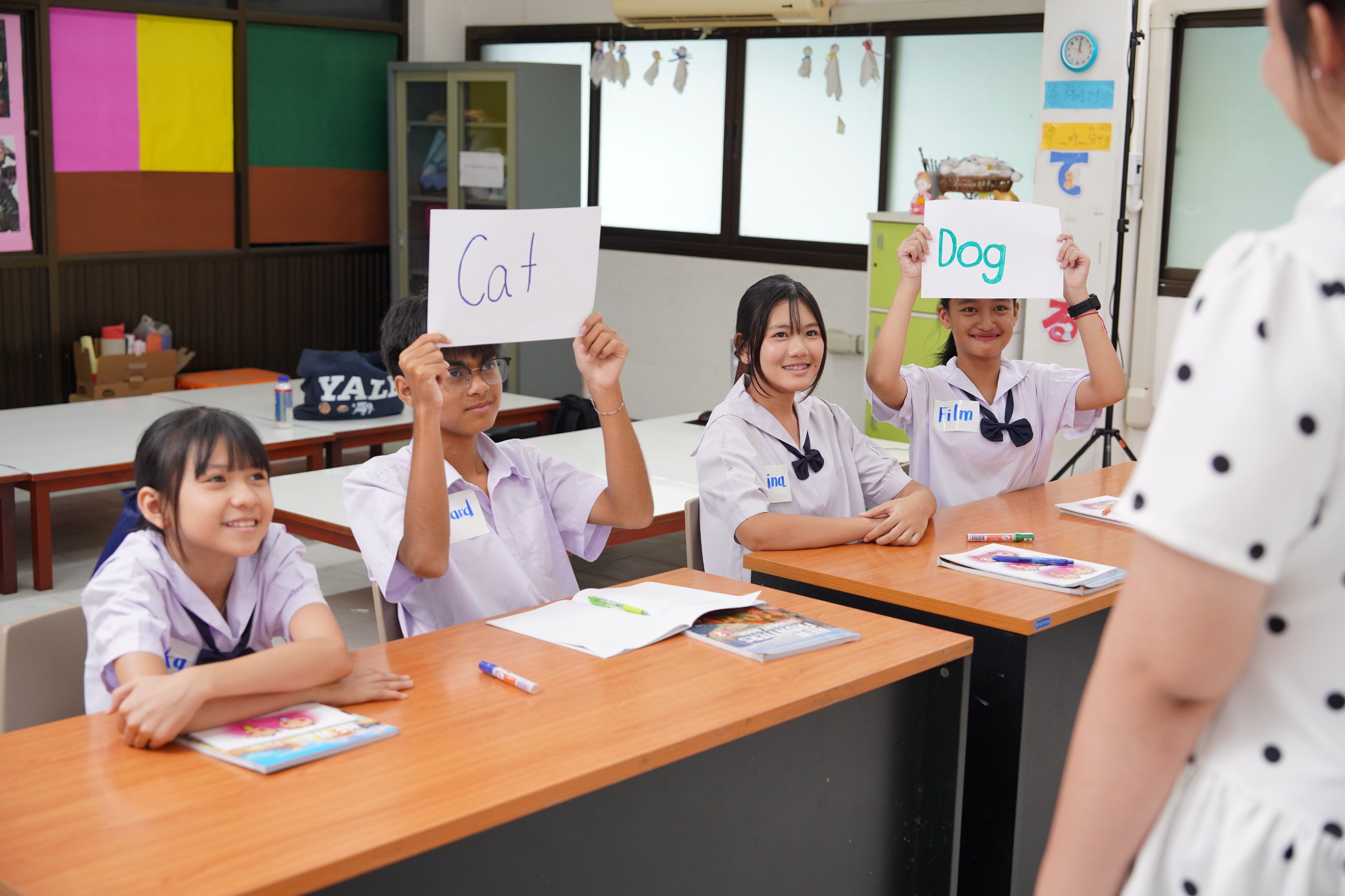 บรรยากาศการเรียนการสอนในโครงการของบริติช เคานซิล