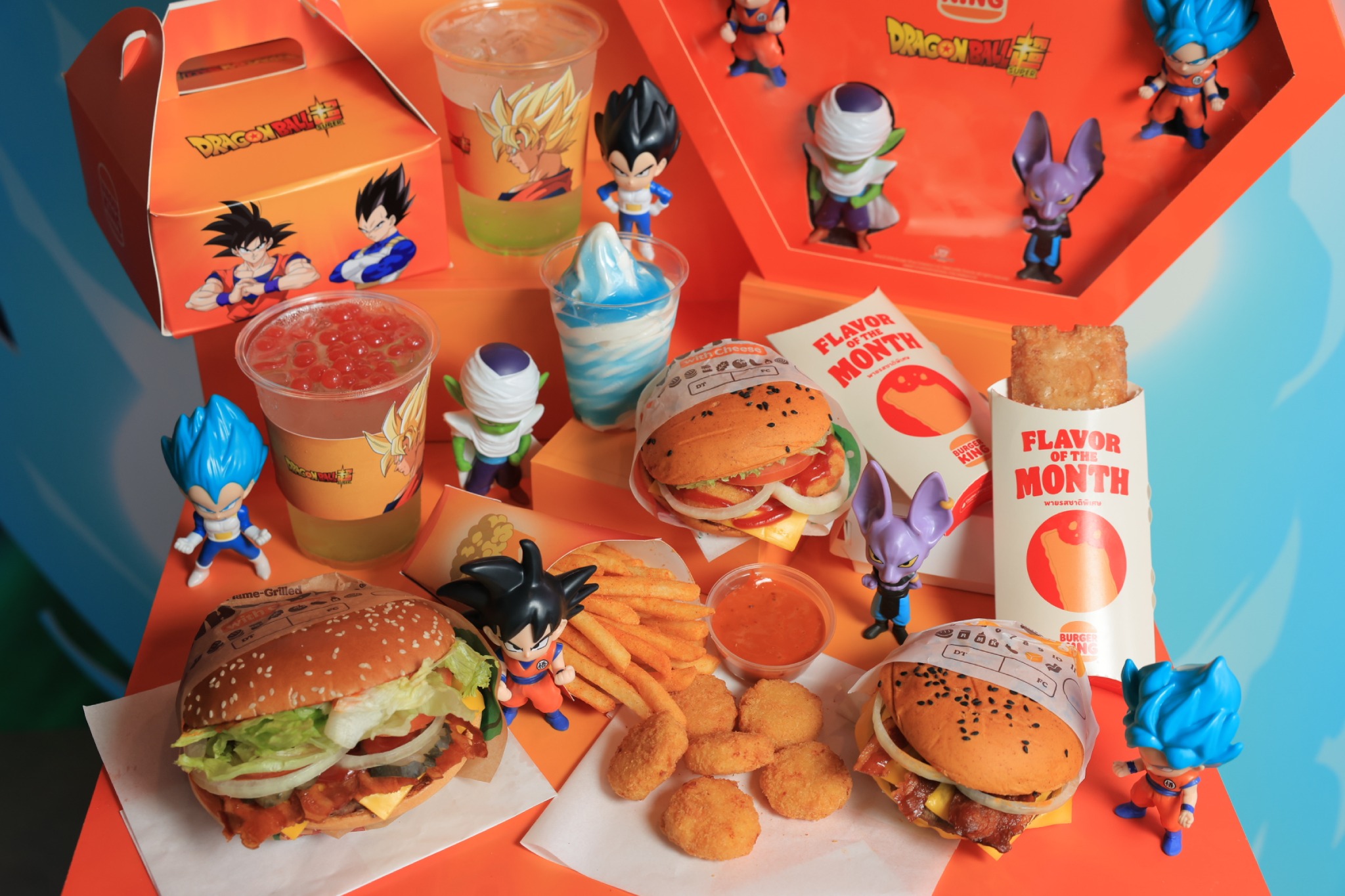 ภาพประกอบแคมเปญ BURGER KING x DRAGON BALL