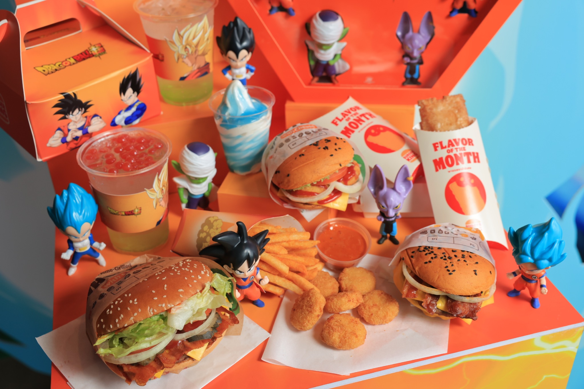 ภาพประกอบของสะสมแคมเปญ BURGER KING x DRAGON BALL