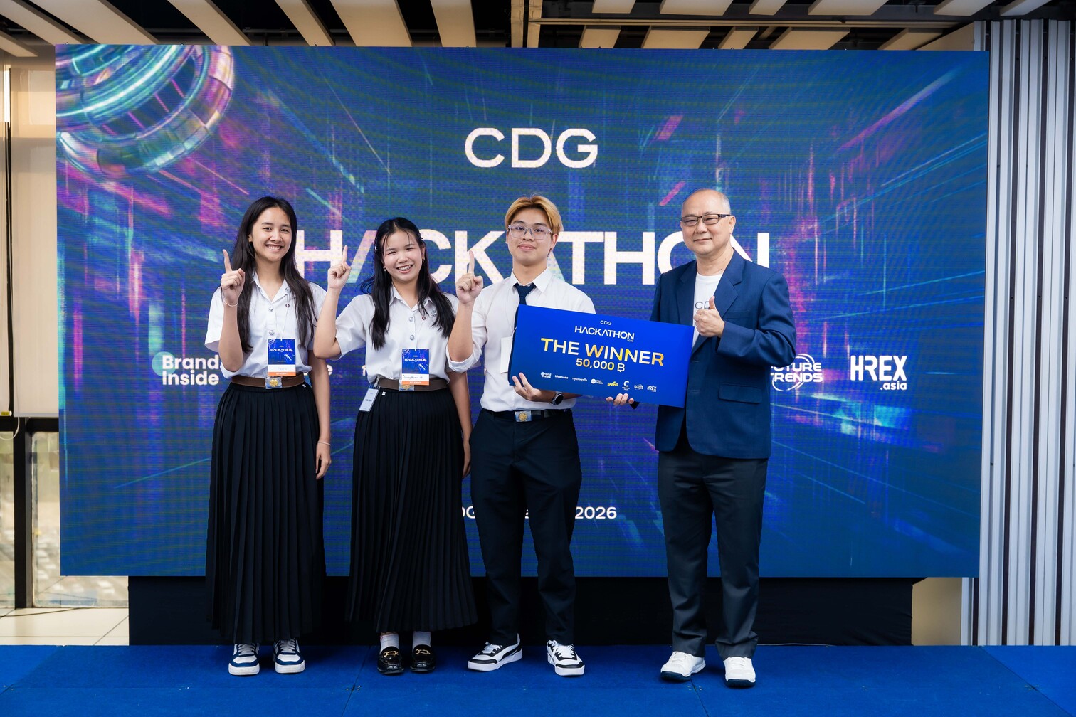 ทีม LUMOS คว้ารางวัลชนะเลิศอันดับที่ 1 ในงาน CDG Hackathon 2026