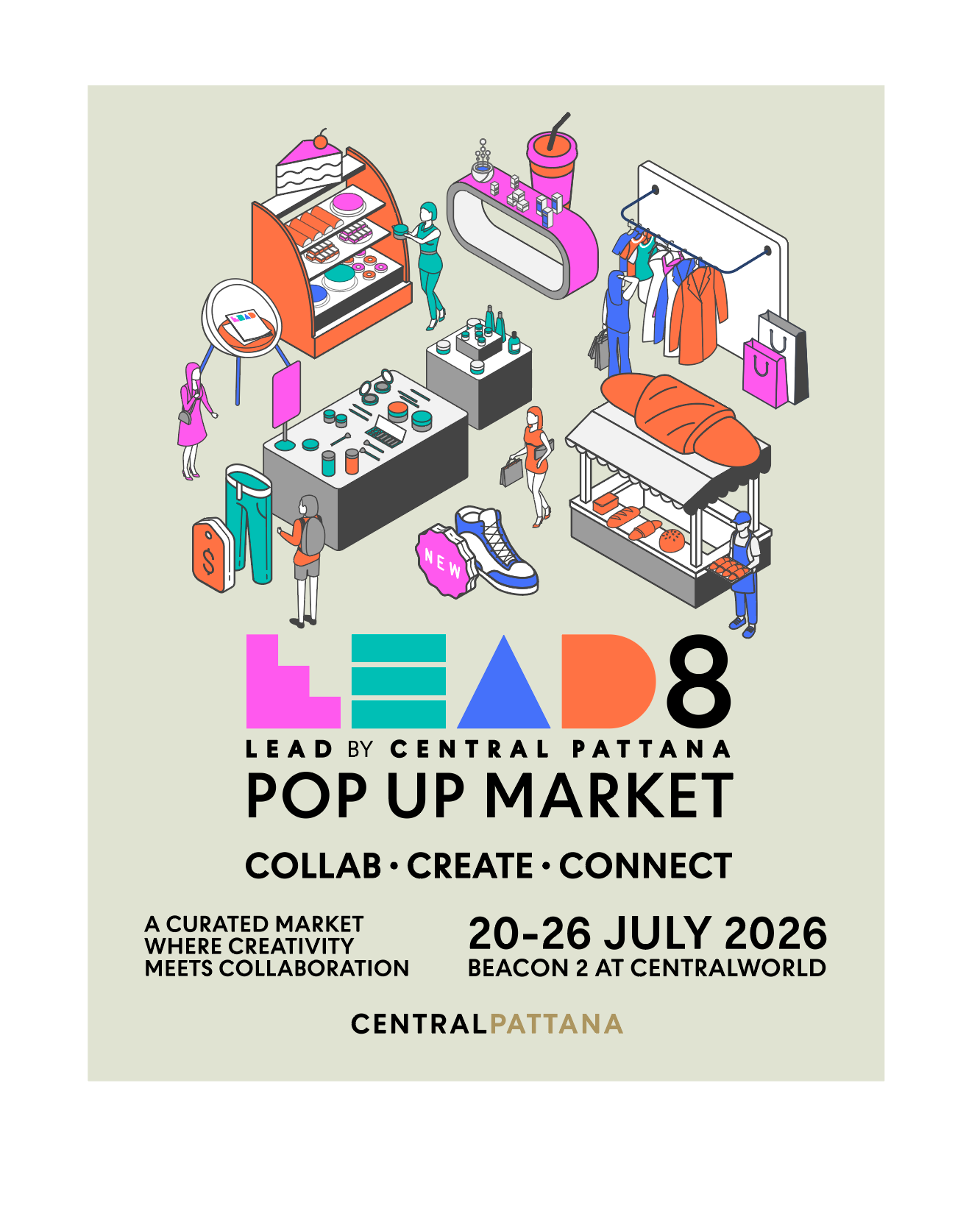 ภาพประชาสัมพันธ์กิจกรรม Pop-up Market LEAD รุ่นที่ 8