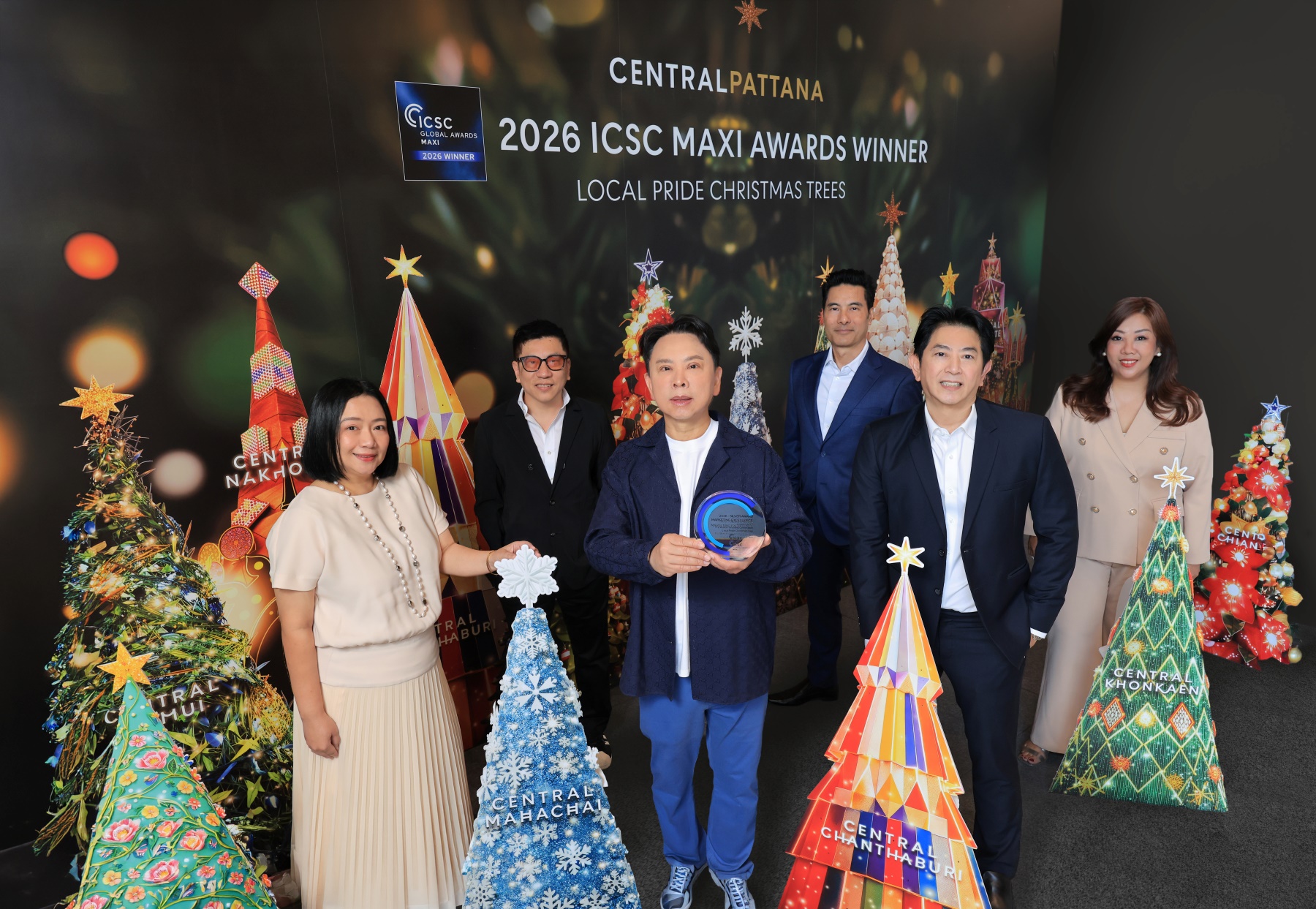 เซ็นทรัลพัฒนา คว้ารางวัล 2026 ICSC GLOBAL MAXI AWARDS ณ เมืองลาสเวกัส สหรัฐอเมริกา