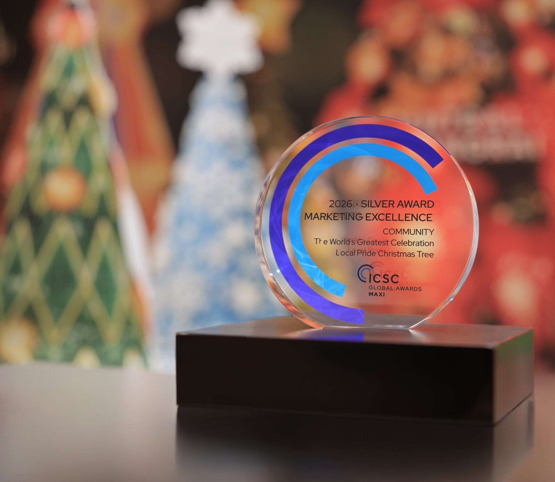 บรรยากาศงานมอบรางวัล 2026 ICSC GLOBAL MAXI AWARDS