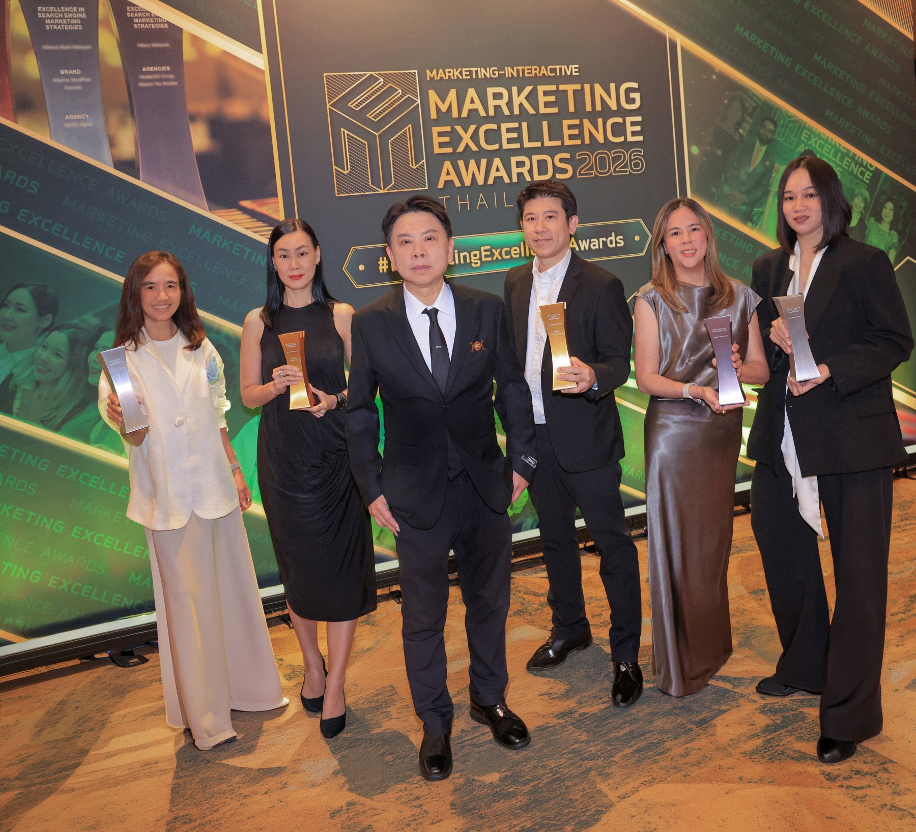 บรรยากาศการรับรางวัล Marketing Excellence Awards 2026 ของเซ็นทรัลพัฒนา