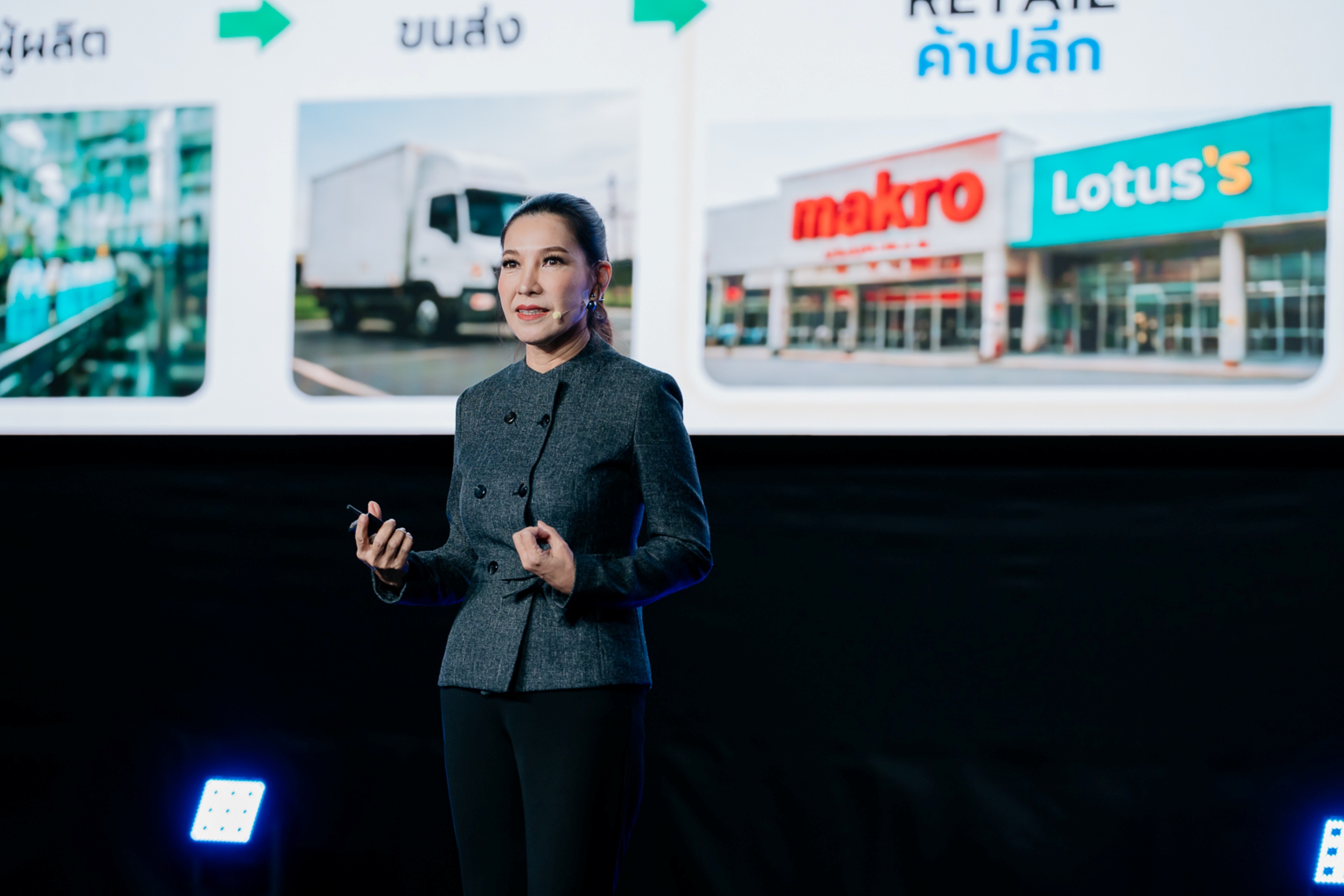 นางศิริพร เดชสิงห์ ประธานเจ้าหน้าที่บริหาร สายงานความยั่งยืนและสื่อสารองค์กร CP AXTRA