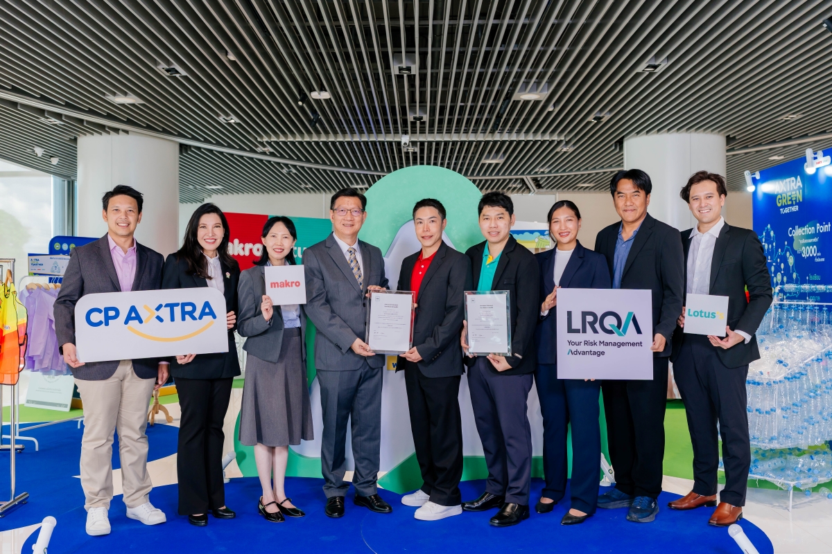 ผู้บริหารแม็คโคร-โลตัส รับการรับรองมาตรฐาน Zero Waste to Landfill Store จาก LRQA