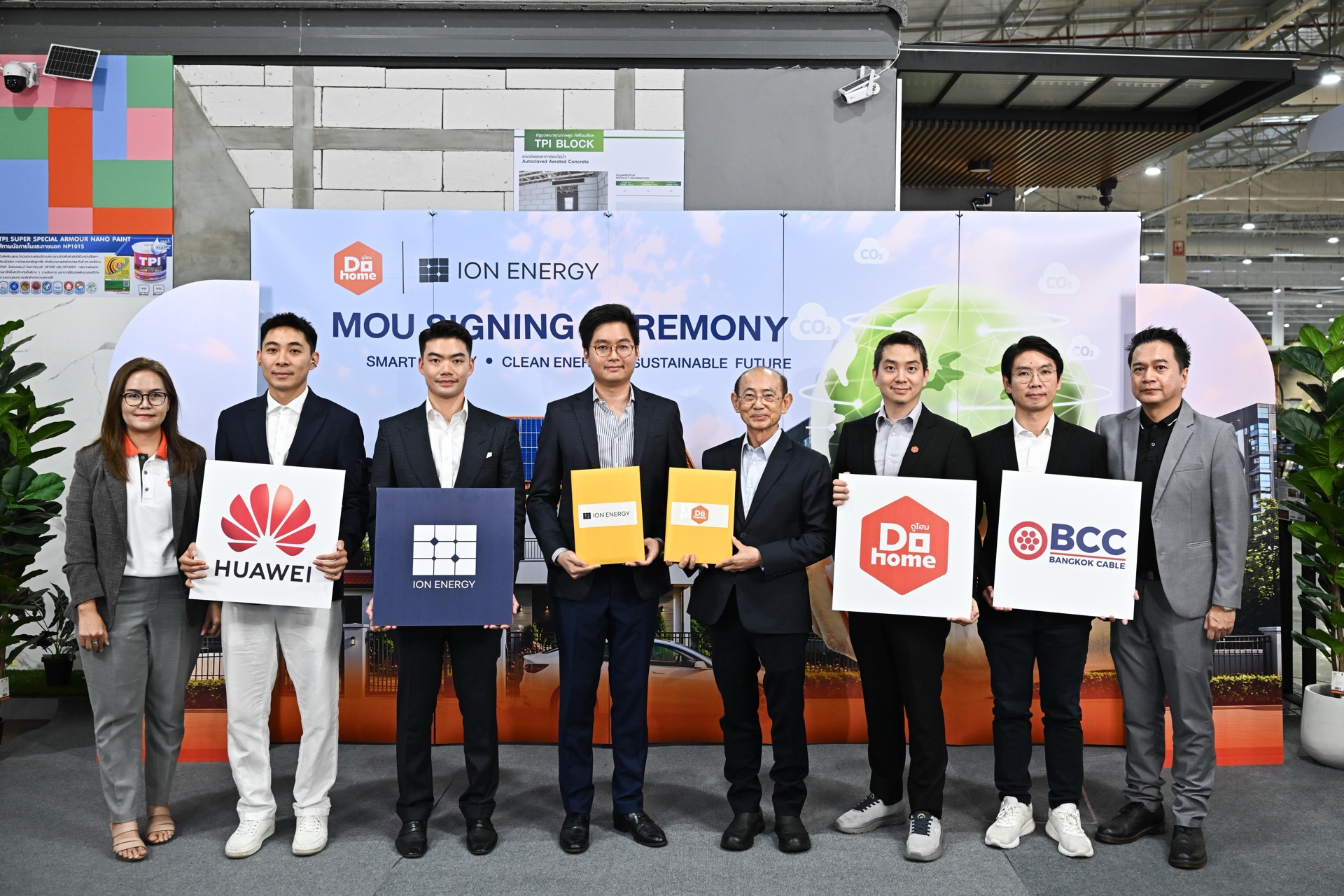 บรรยากาศพิธีลงนาม MOU DOHOME x ION Energy