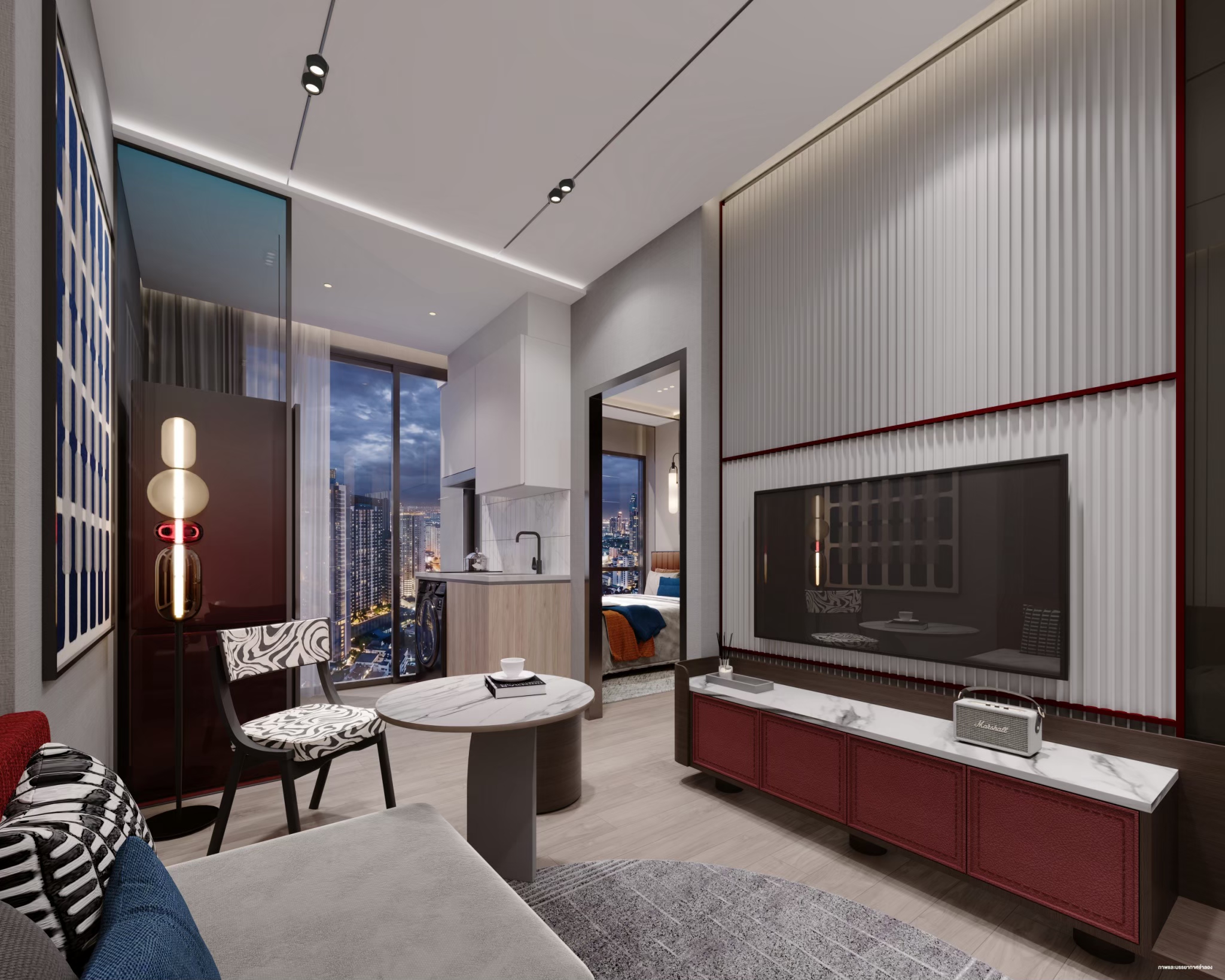 ภาพห้องแบบ 1 Bedroom