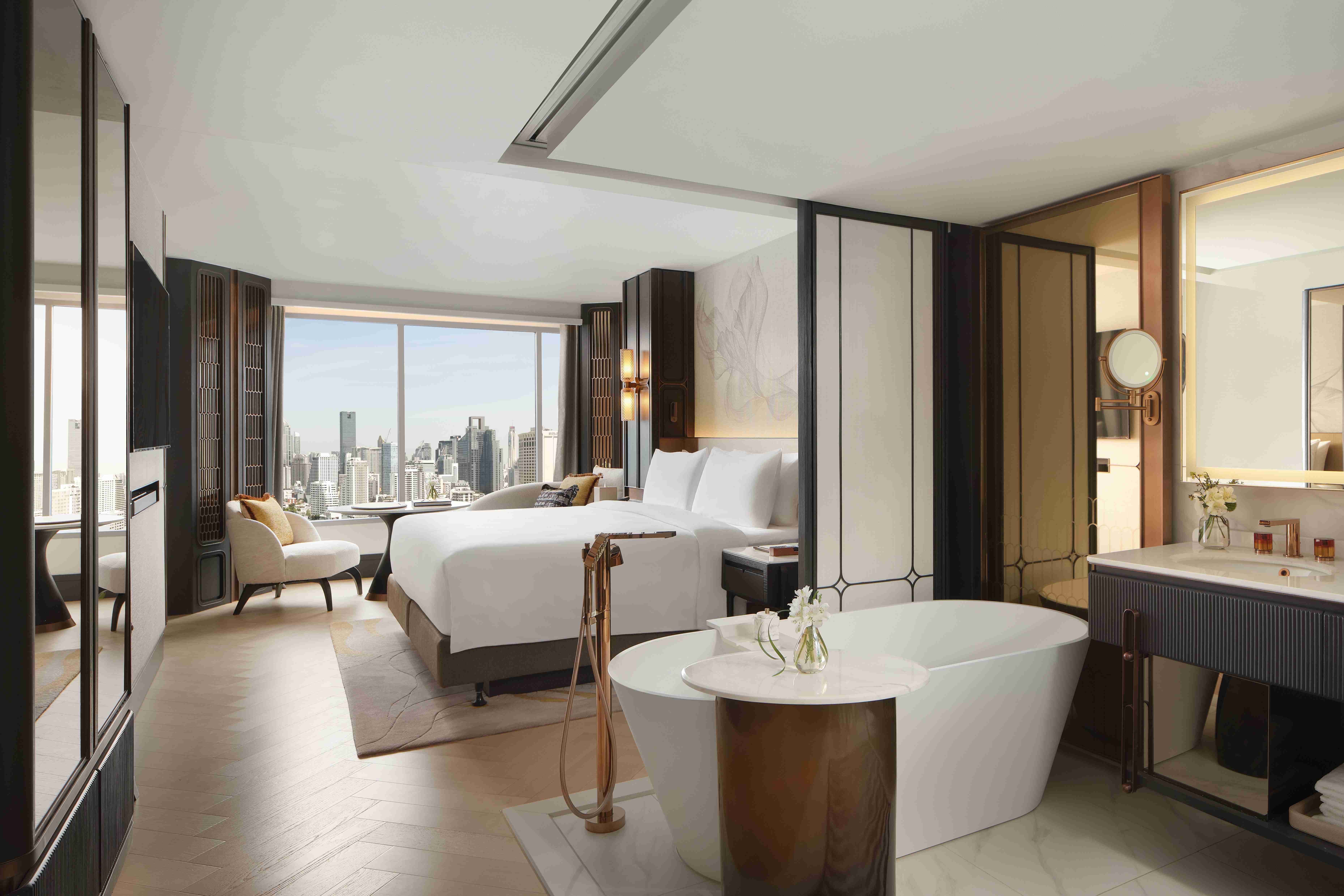 ห้องพัก Fairmont Room โรงแรมแฟร์มอนท์ แบงคอก สุขุมวิท