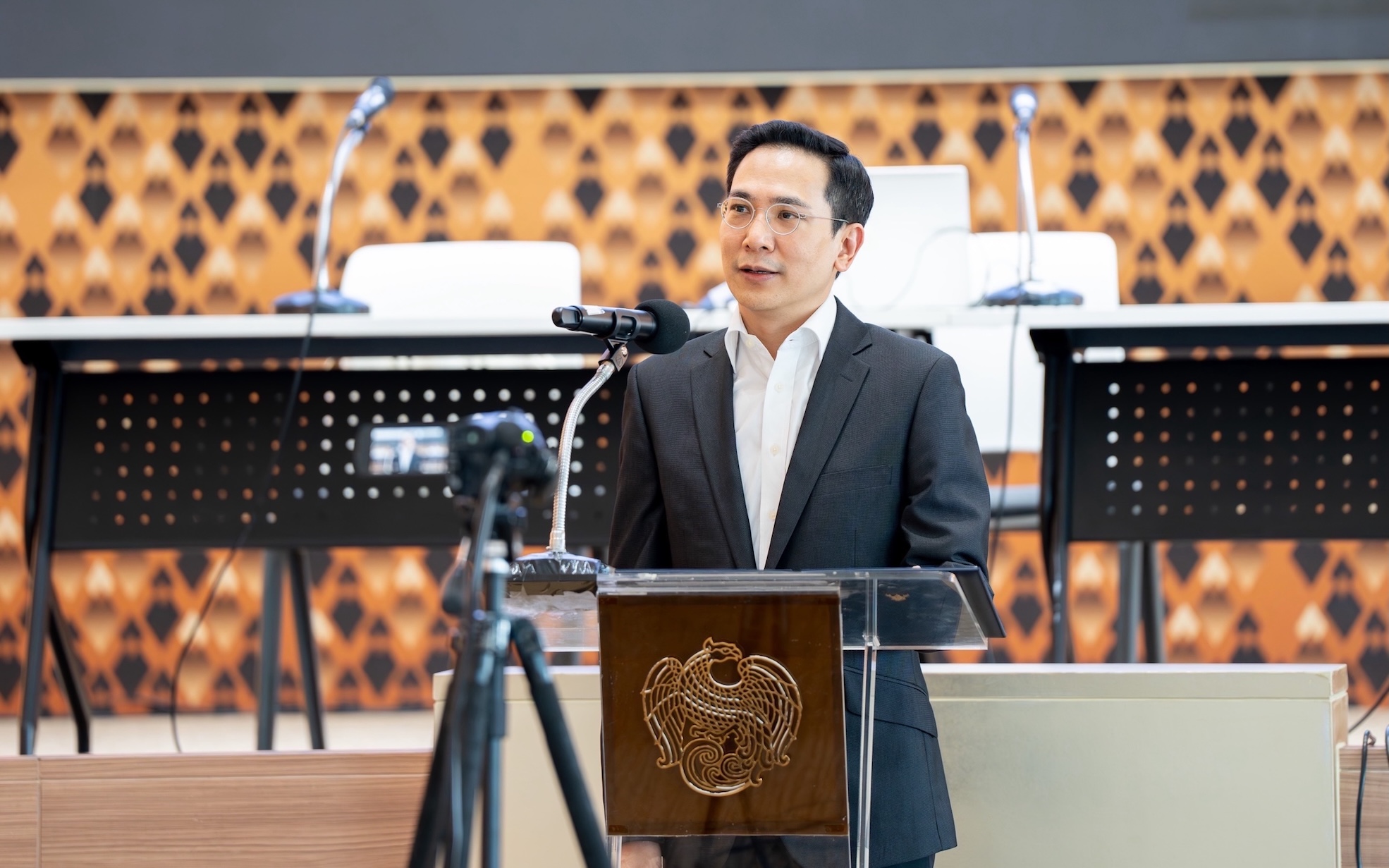 นายณัฏฐวุฒิ ธรรมศิริ รองผู้อำนวยการสำนักงานเศรษฐกิจการคลัง ประธานเปิดการอบรม