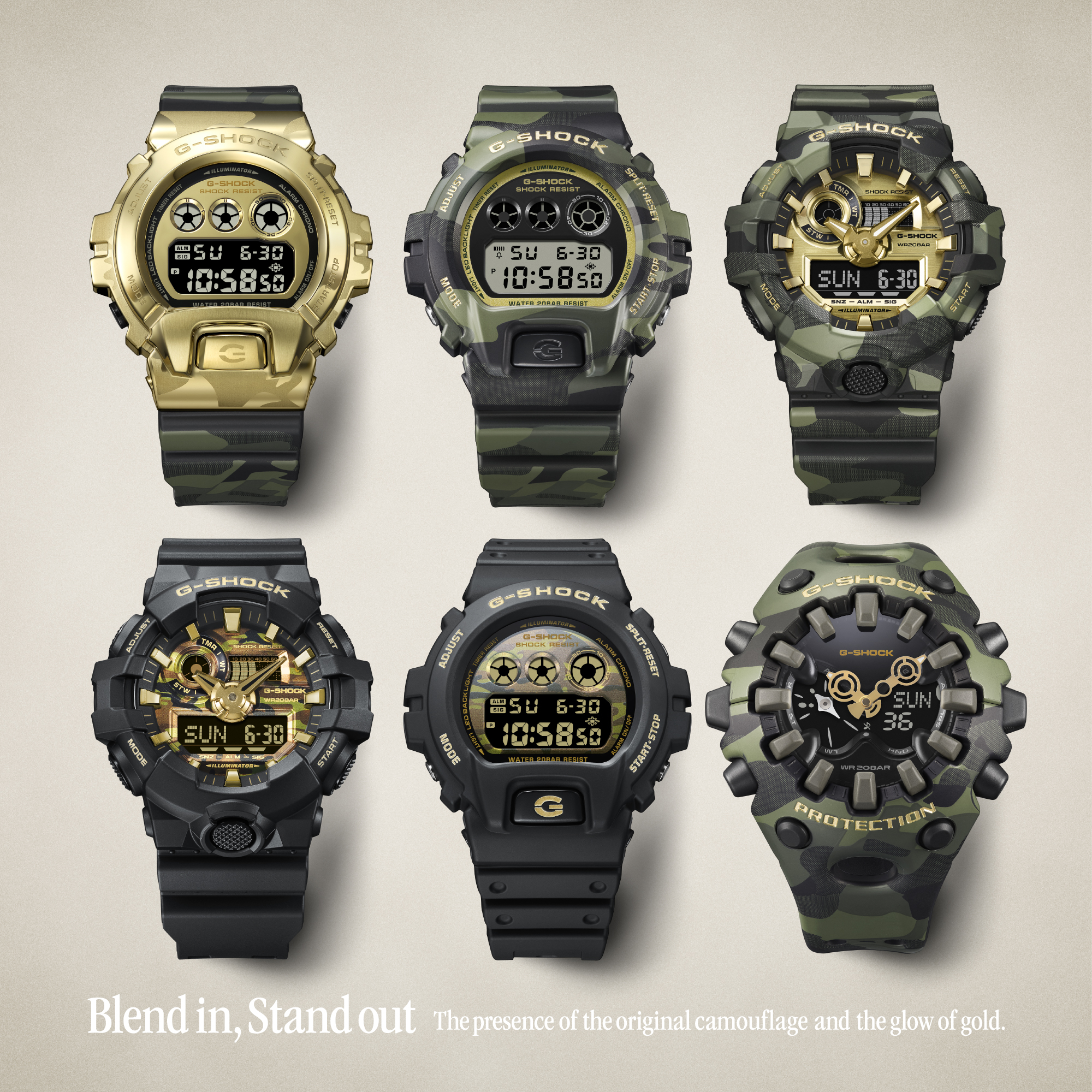 ภาพโปรโมทซีรีส์ BOLD CAMO