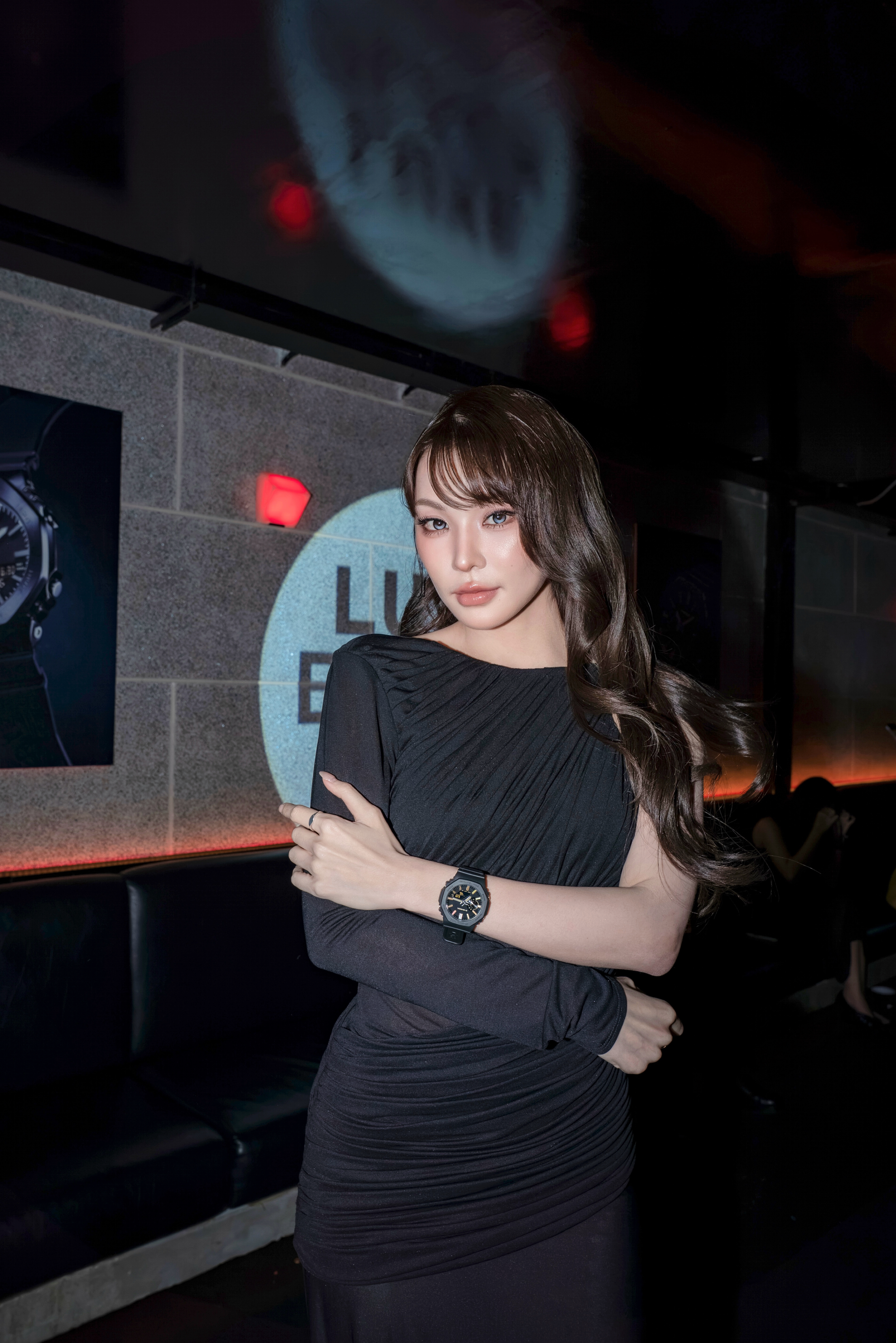 กระปุก-พลอยนิรา หิรัญทวีศิลป์ ในงานเปิดตัว G-SHOCK LUXE BLACK COLLECTION