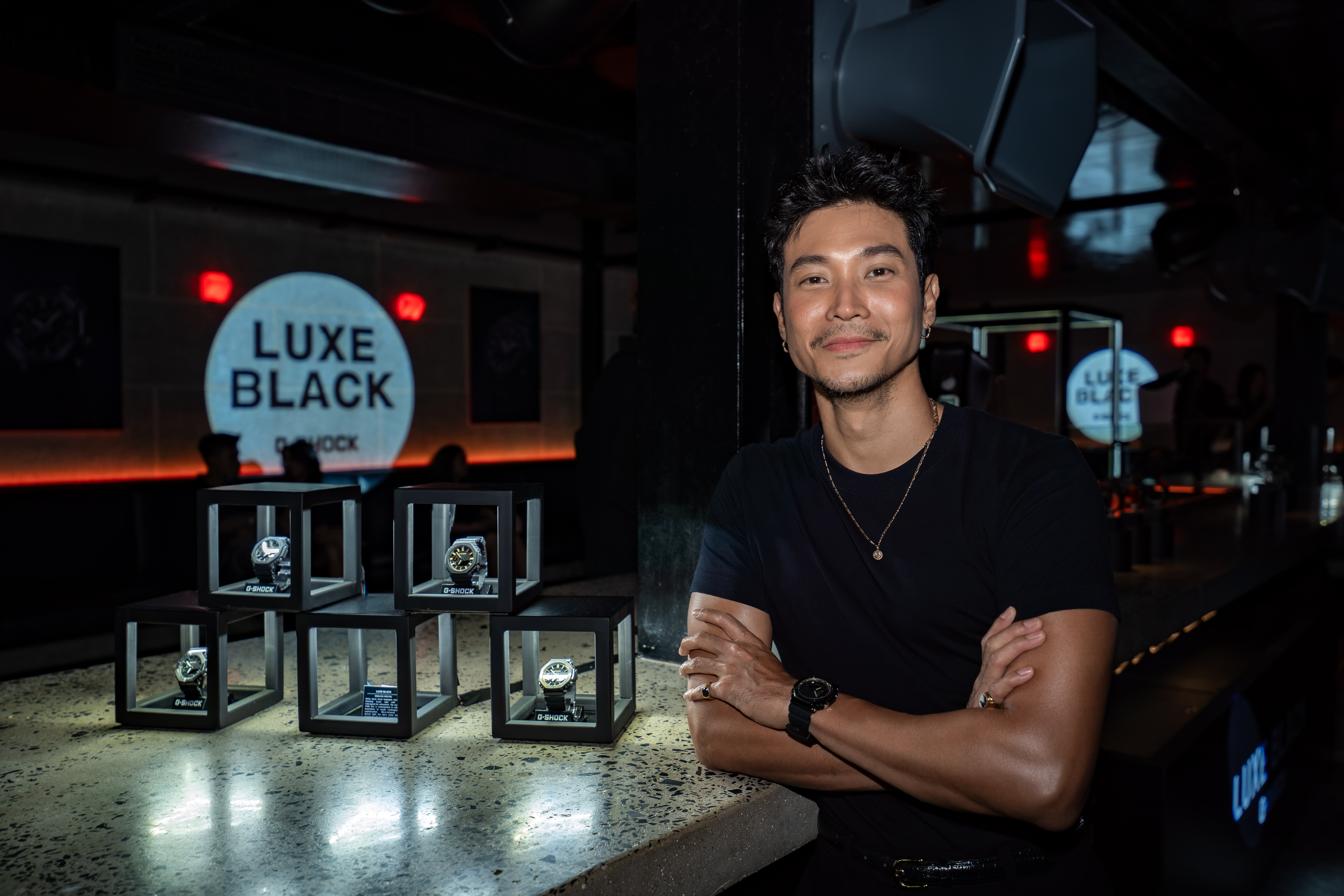 ท็อป-ทศพล หมายสุข ในงานเปิดตัว G-SHOCK LUXE BLACK COLLECTION