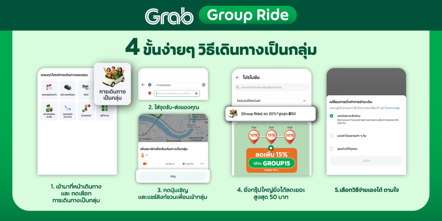 ภาพฟีเจอร์ Group Ride