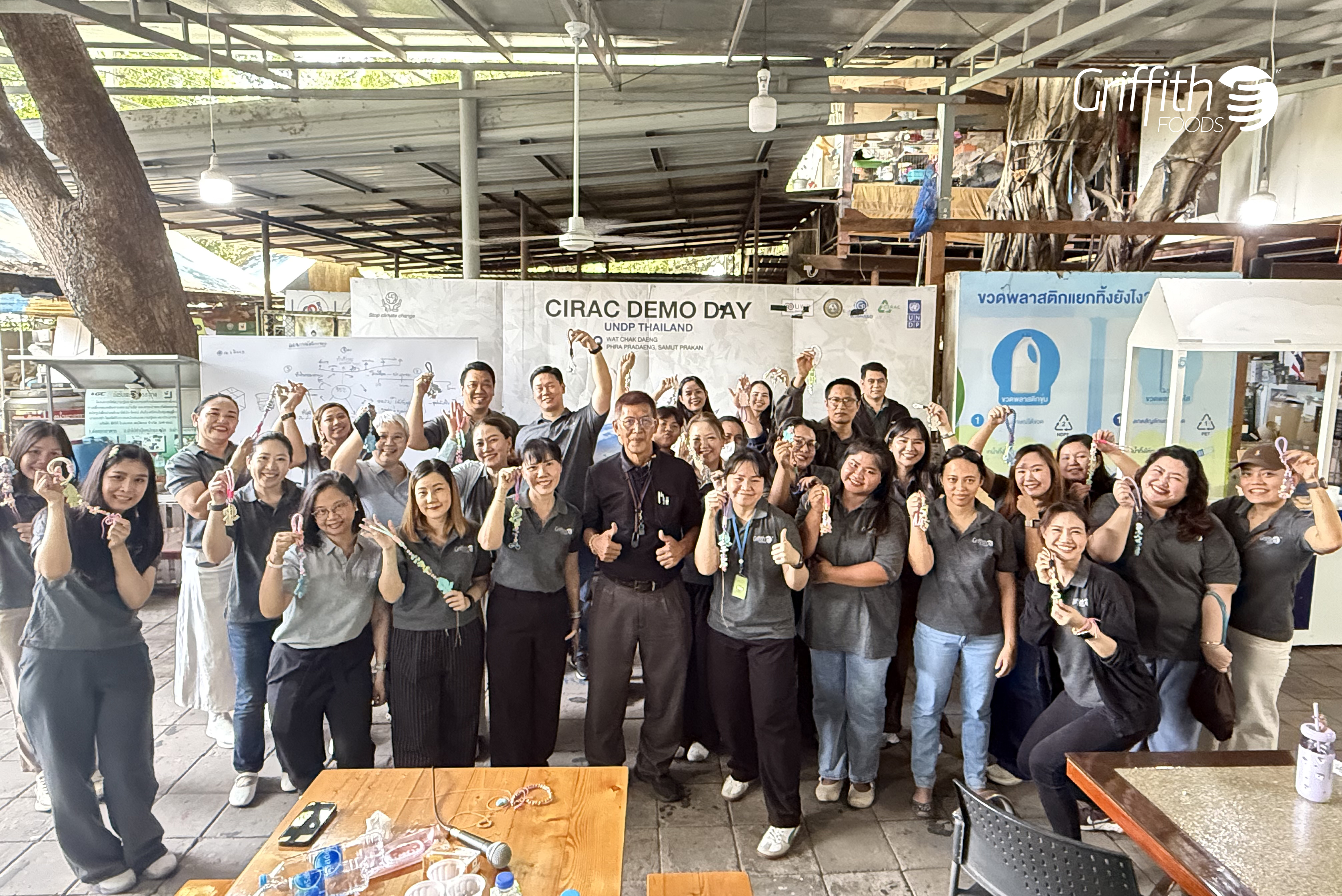 พนักงาน Griffith Foods เรียนรู้การคัดแยกขยะและการรีไซเคิล