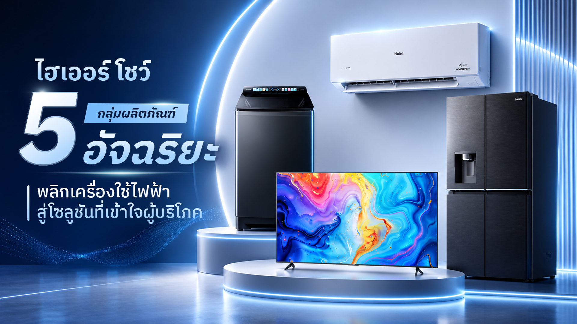 ภาพหลักไฮเออร์ประกาศทิศทางนวัตกรรมรับยุค Smart Living