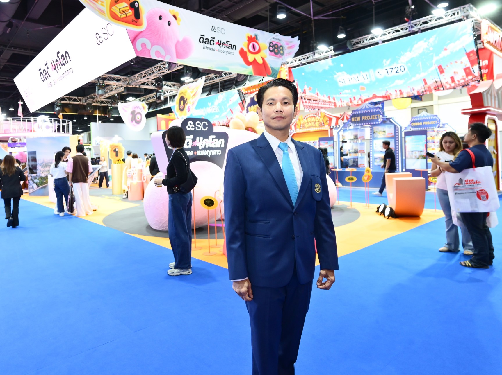 นายกอบเดช ตั้งไชยวงศ์ ประธานการจัดงานมหกรรมบ้านและคอนโด ครั้งที่ 50