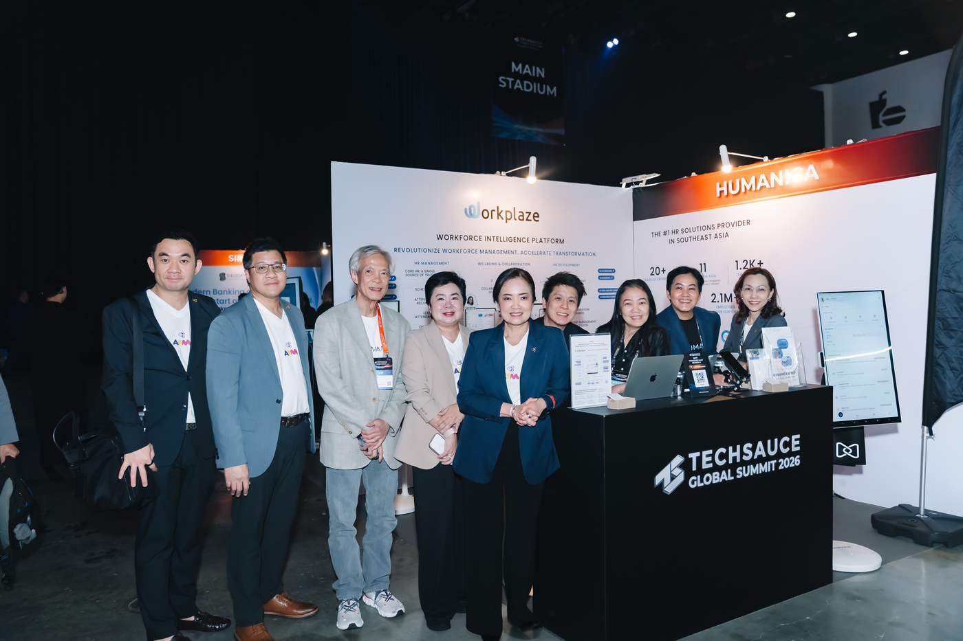 ทีมงานฮิวแมนิก้าร่วมงาน Techsauce Global Summit 2026