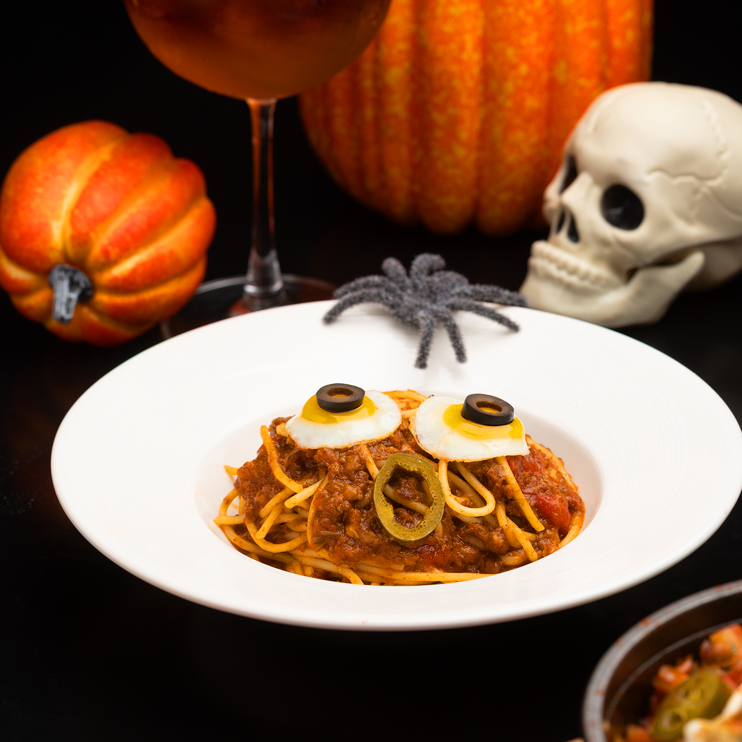 เมนู Midnight Eye Pasta พาสต้าเมนูพิเศษเทศกาลฮาโลวีน