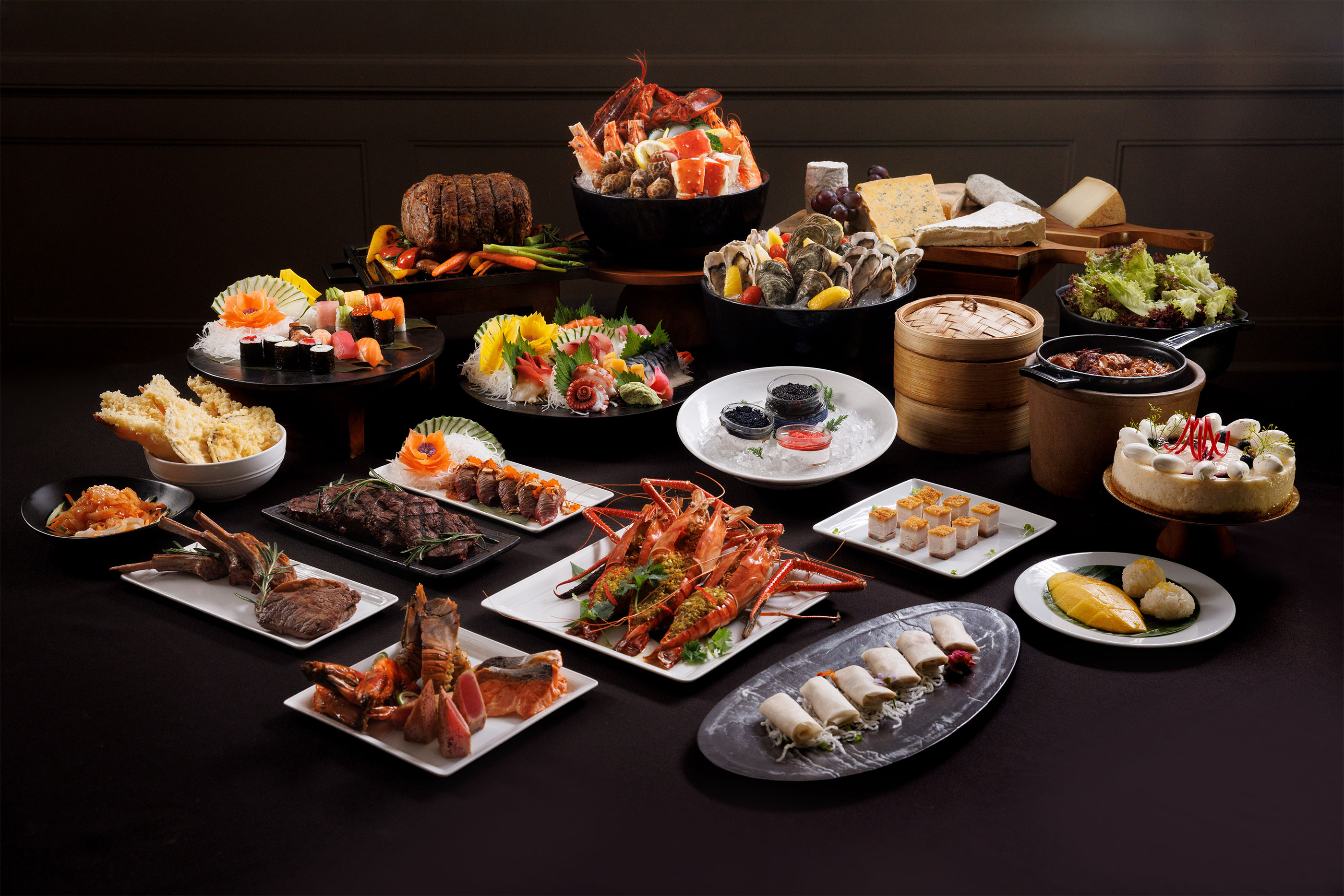 บุฟเฟ่ต์อาหารทะเลมื้อค่ำระดับพรีเมียม โรงแรม อินเตอร์คอนติเนนตัล กรุงเทพฯ