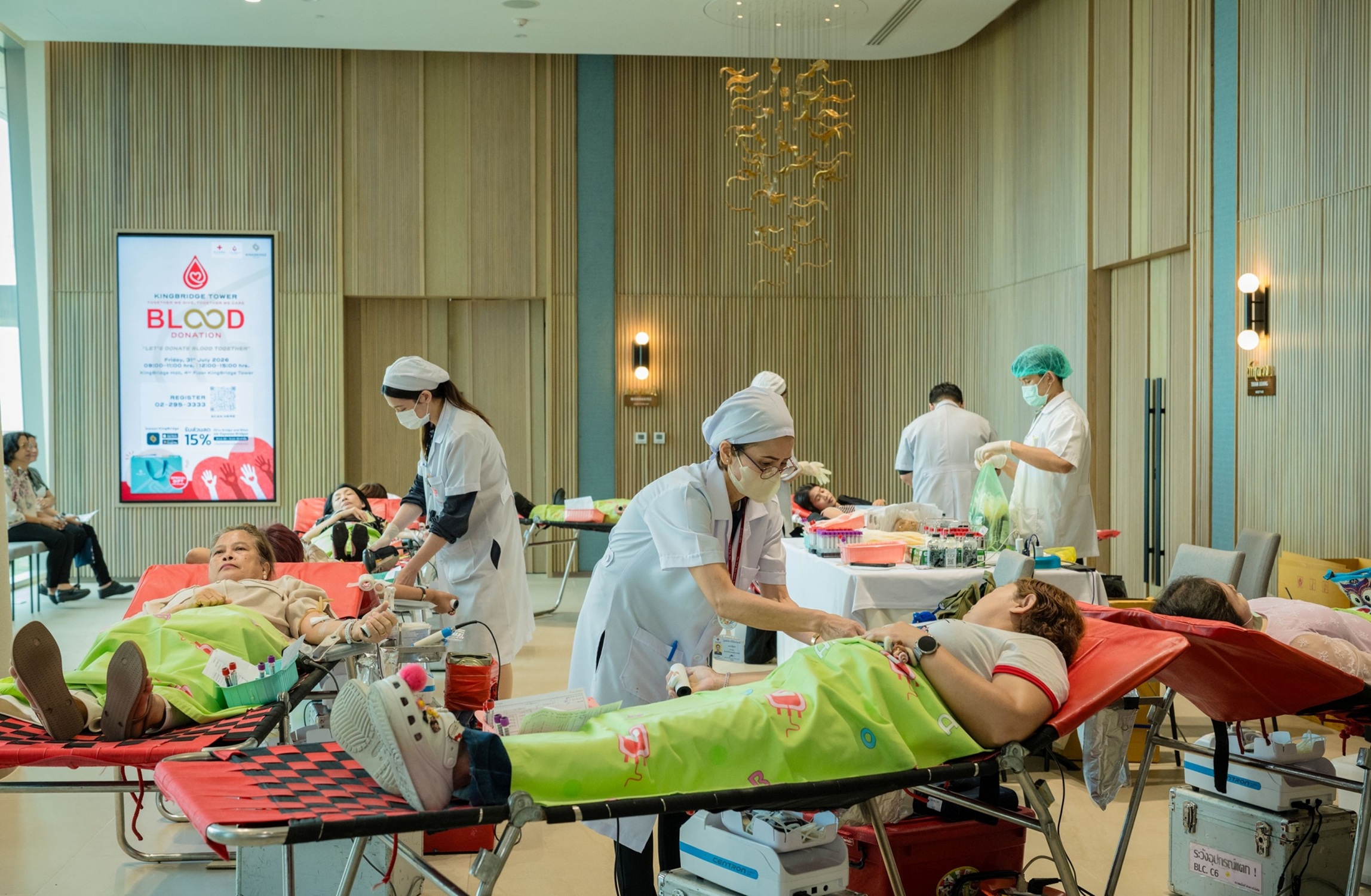 KingBridge Tower กิจกรรมบริจาคโลหิต BLOOD DONATION