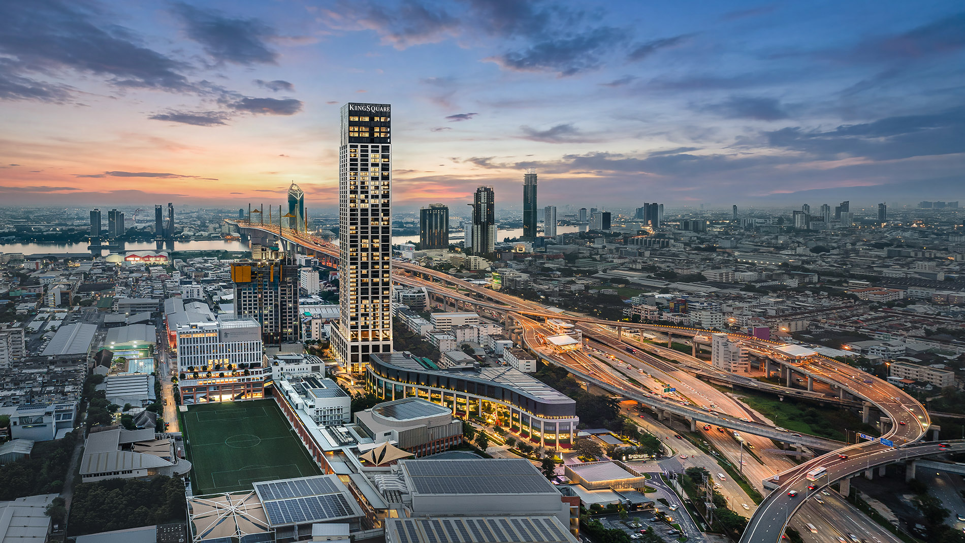 ภาพโครงการ KingsQuare Residence บนทำเลพระราม 3