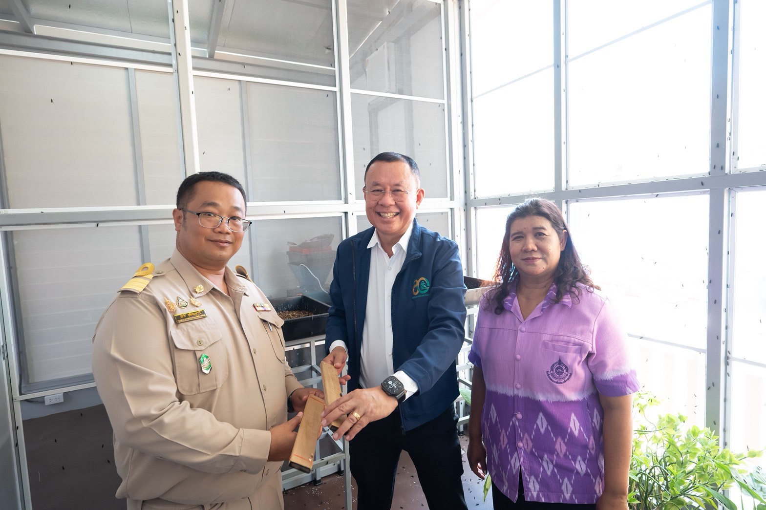 บรรยากาศพิธีเปิดโรงเรือนนวัตกรรมสร้างคุณค่า Organic Waste ร.ร.คลองนาเกลือน้อย (5)