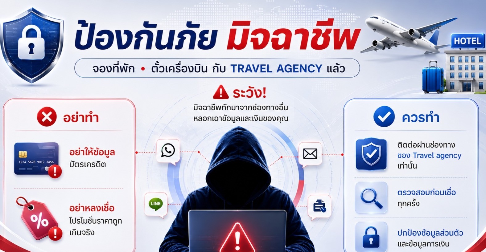 ป้องกันภัยมิจฉาชีพ