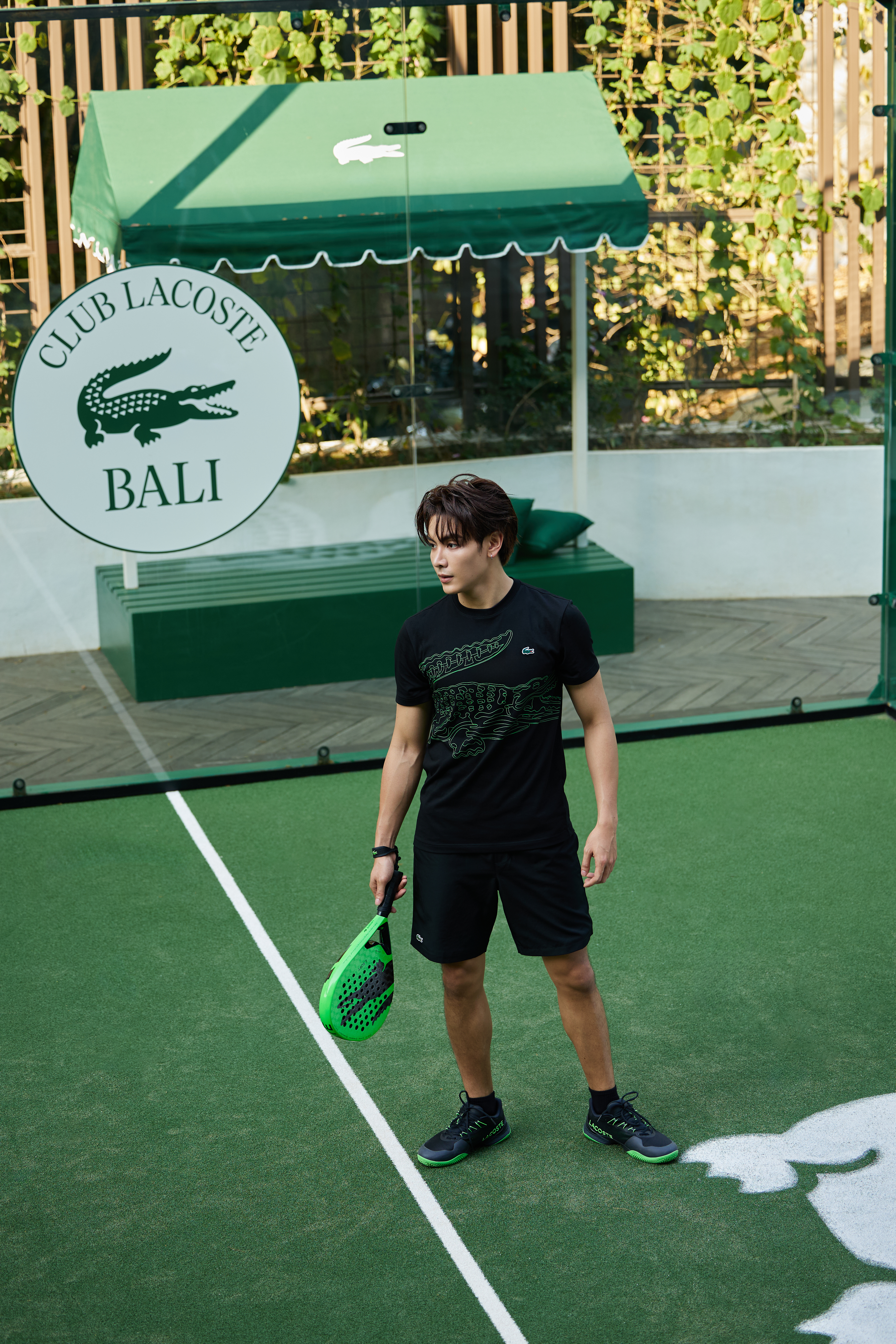 บรรยากาศสนาม Padel ภายใน Club Lacoste Bali ณ โรงแรม W Bali – Seminyak