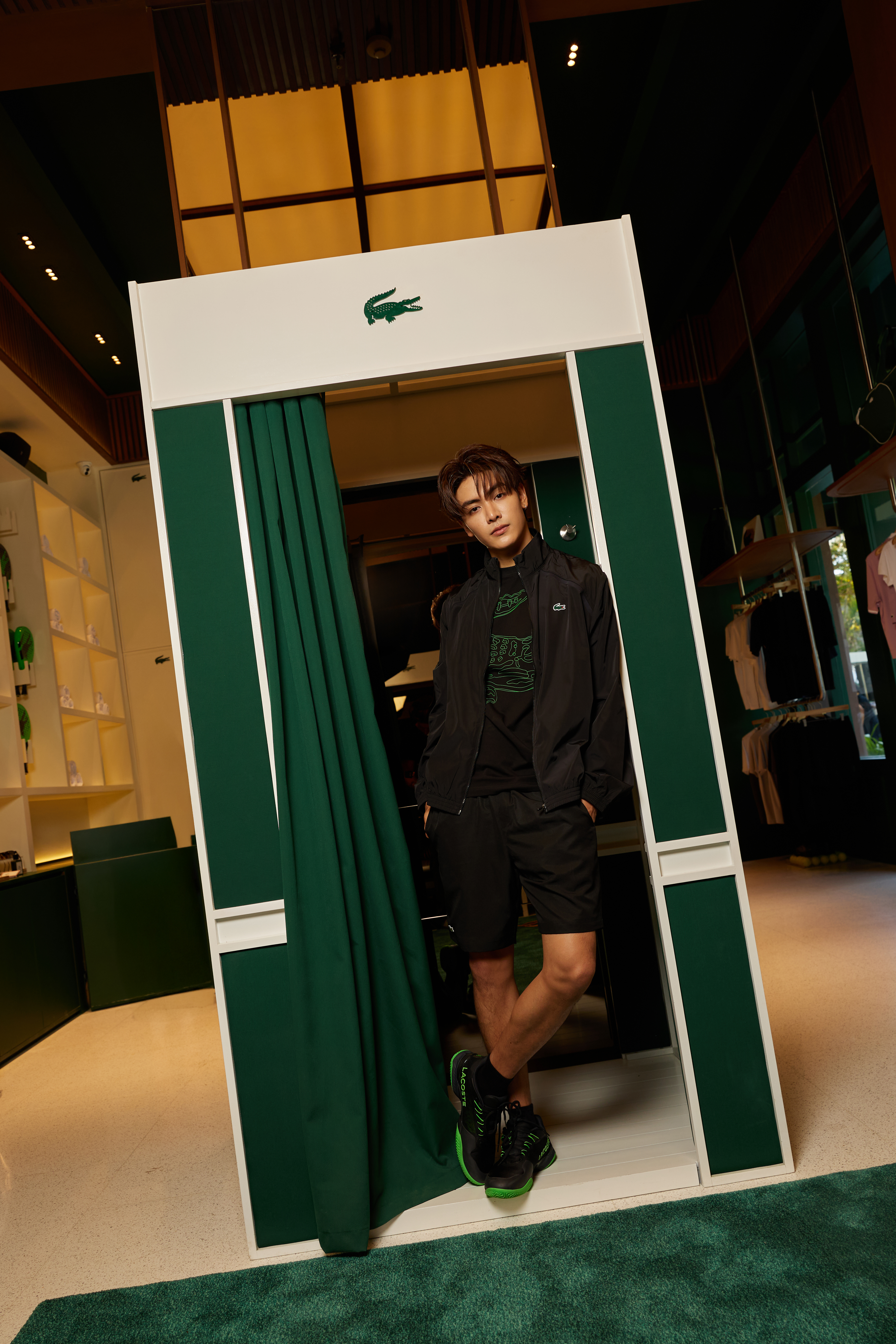 จุง อาเชน ไอย์ดึน ร่วมกิจกรรม Padel Clinic ที่ Club Lacoste Bali