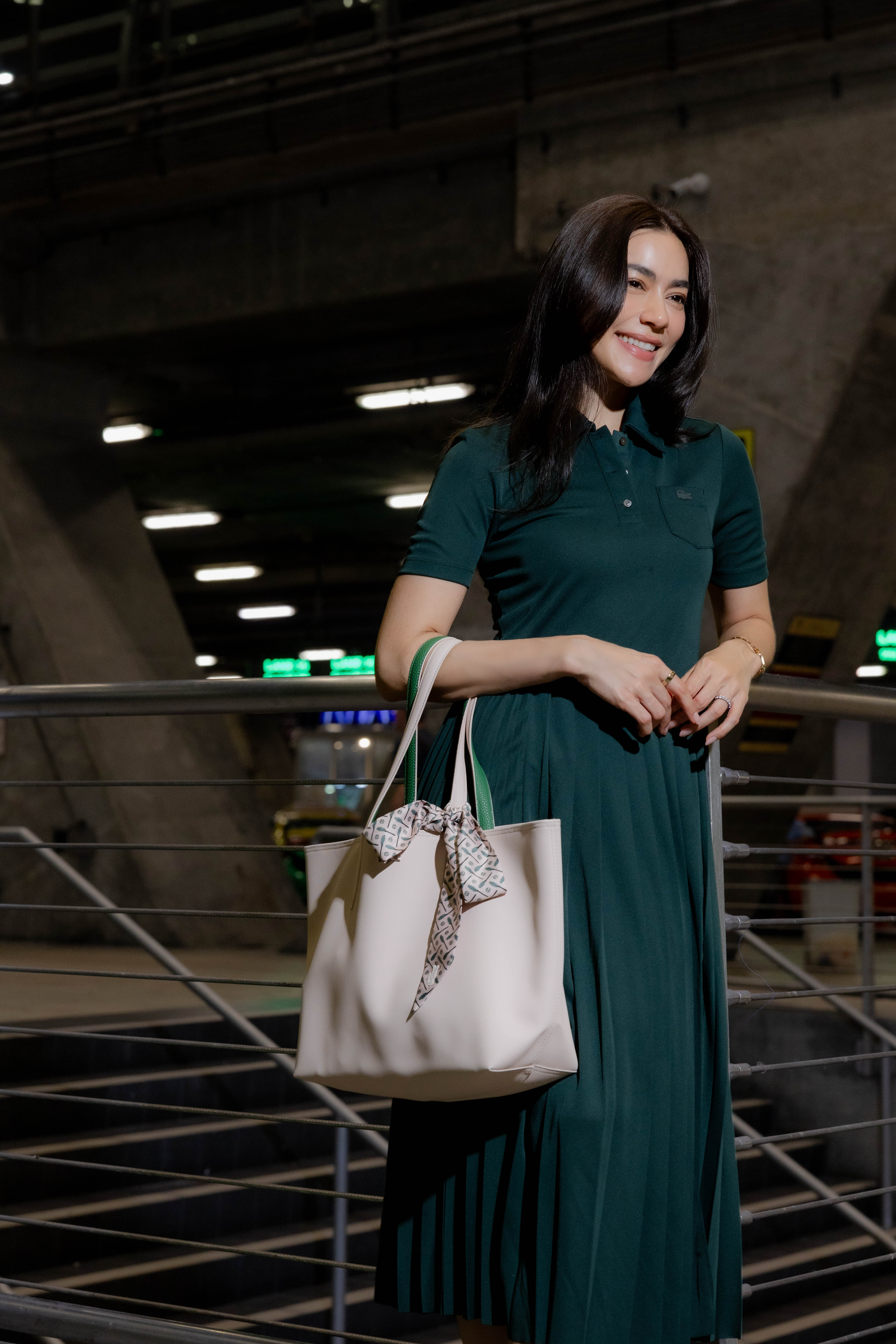 คิมเบอร์ลี่ ในลุค LACOSTE Airport Look