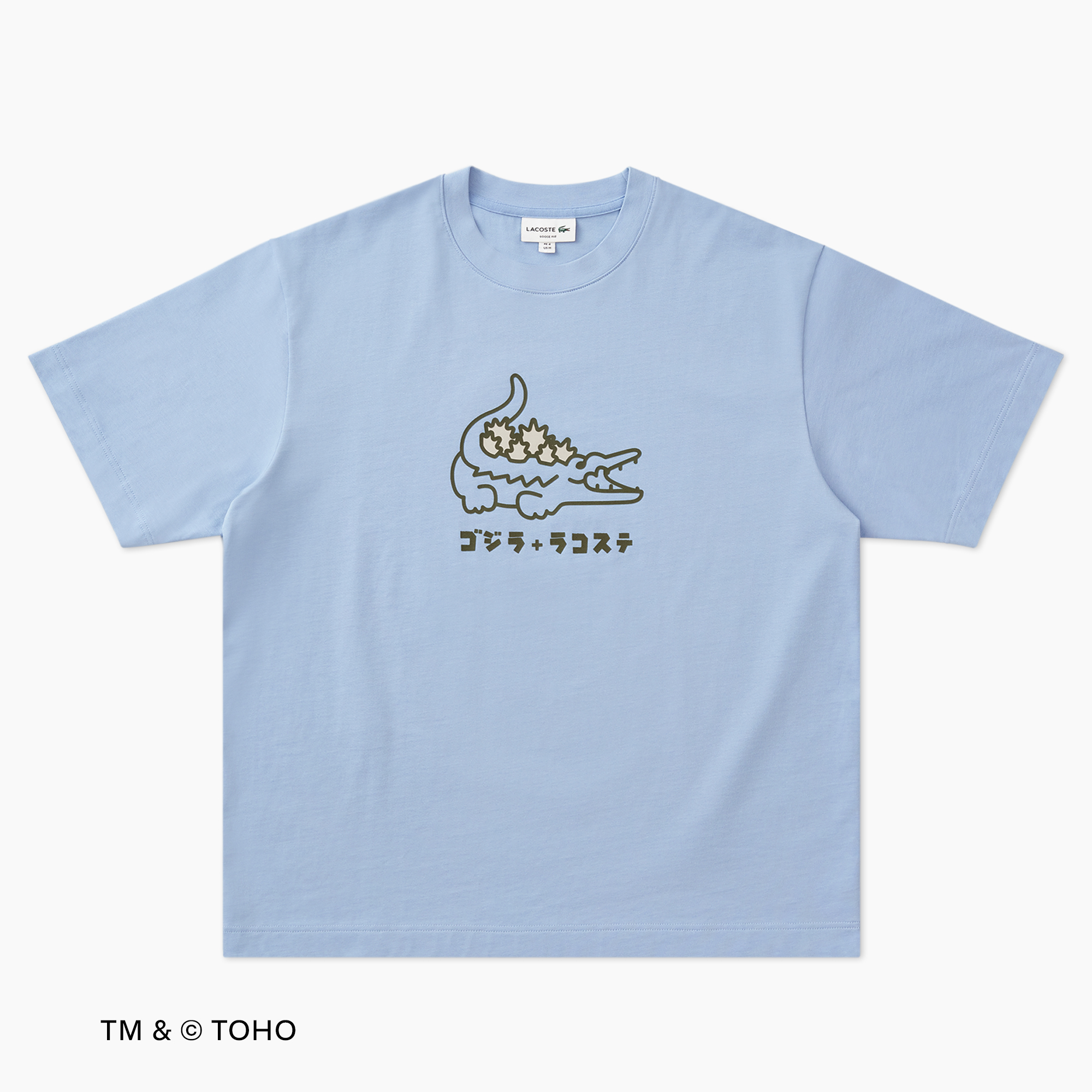 เสื้อในคอลเลกชัน LACOSTE x Godzilla พร้อมกราฟิก Godzilla