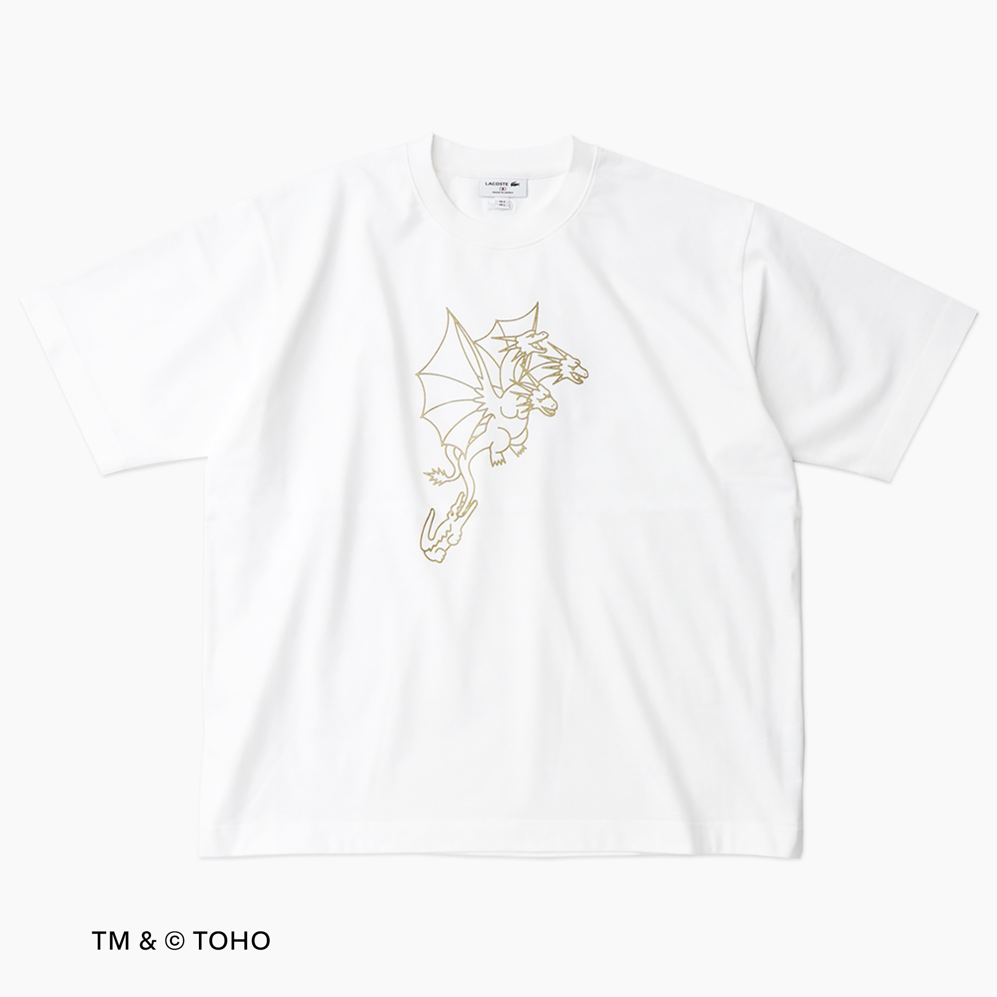 เสื้อโปโลและเสื้อยืด LACOSTE x Godzilla