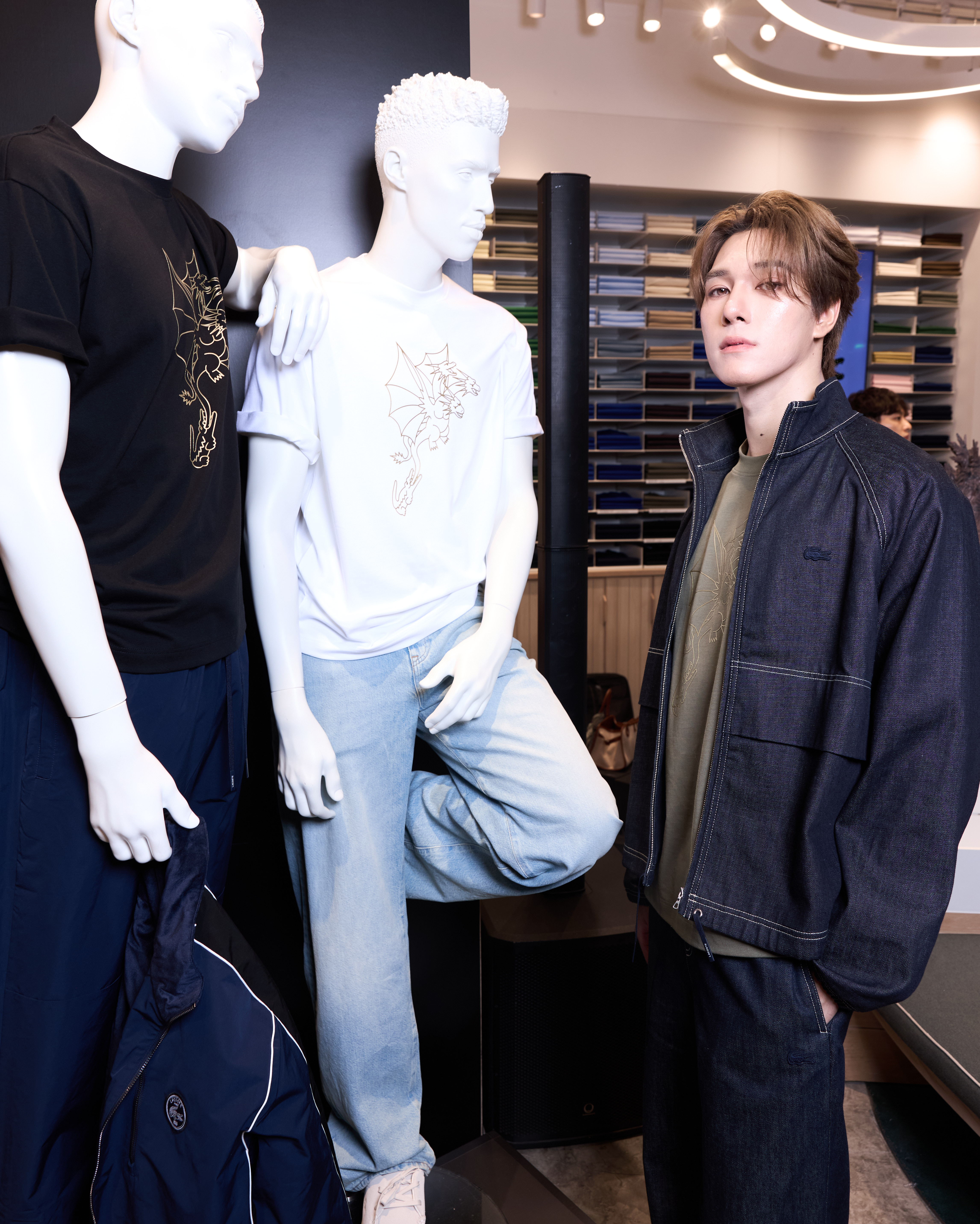 นานิ–หิรัญกฤษฎิ์ ร่วมงานเปิดตัว LACOSTE x Godzilla 1.0 Capsule Collection