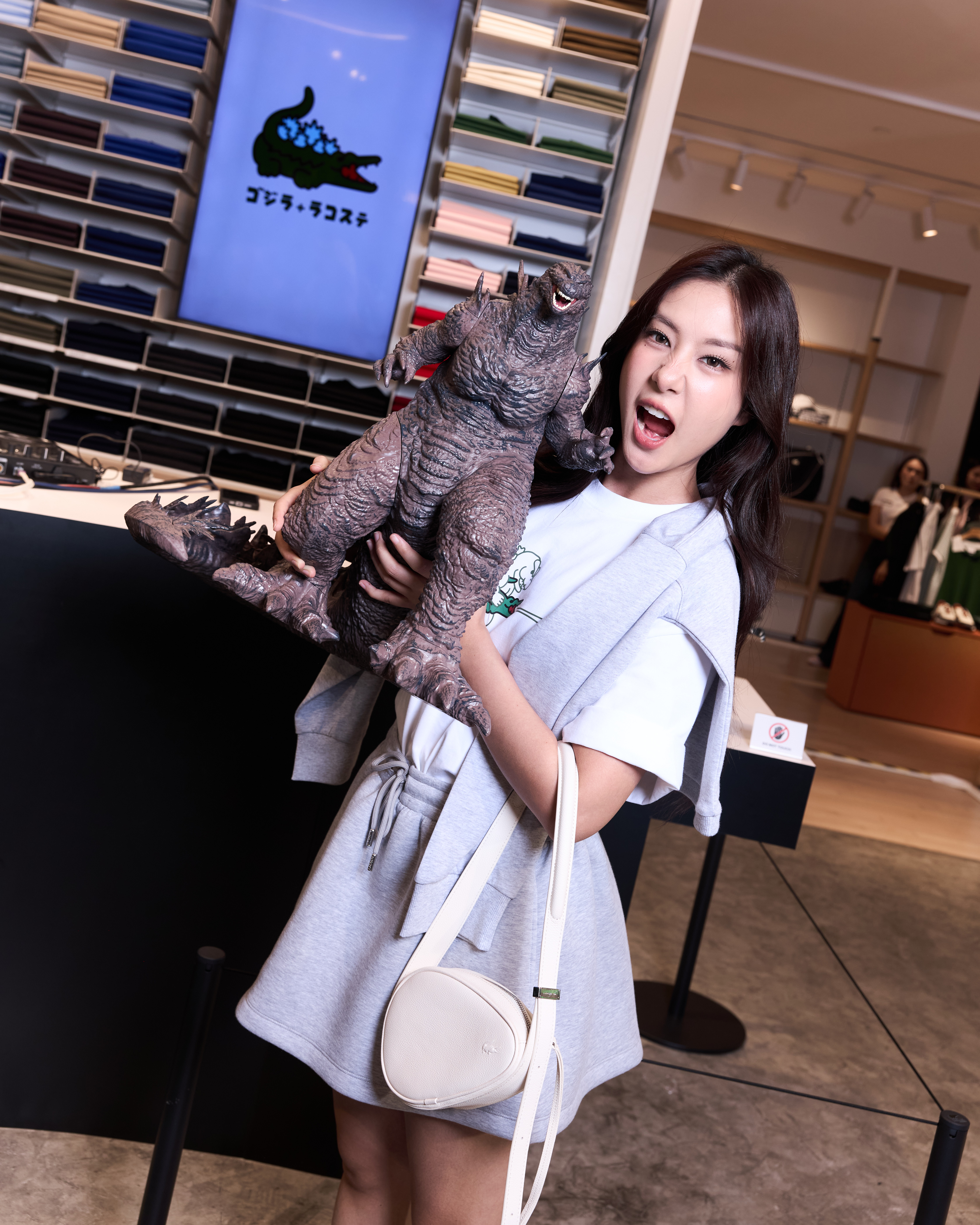 โจริญ–คัมภีรพันธุ์ ร่วมงานเปิดตัว LACOSTE x Godzilla 1.0 Capsule Collection