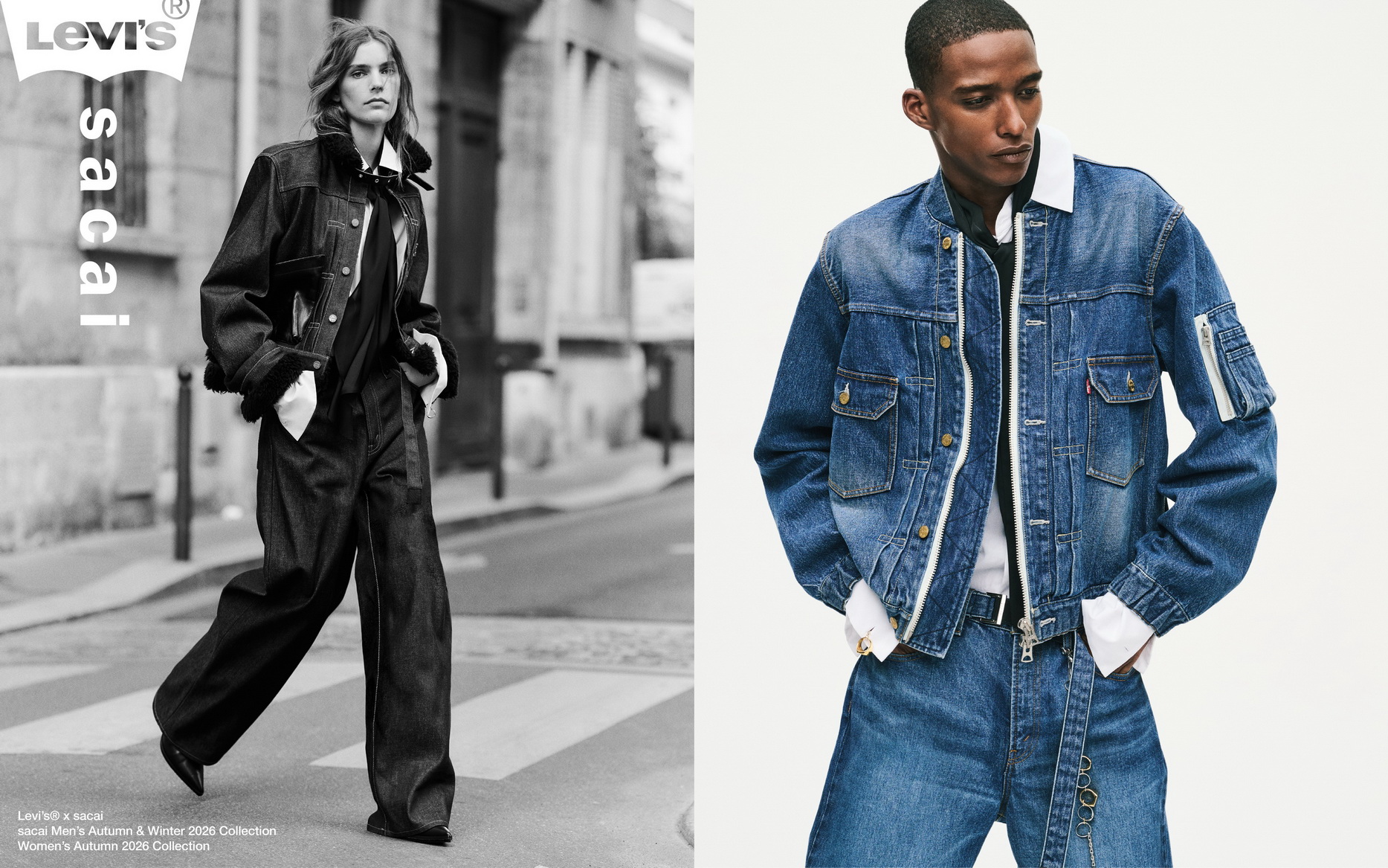ภาพโปรโมต Levi’s® x sacai คอลเลกชันที่สาม