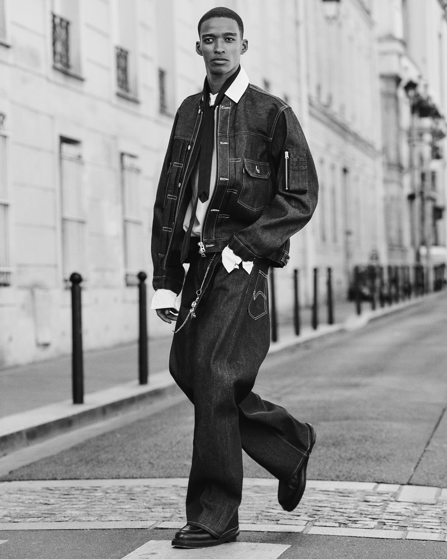 ลุคจากคอลเลกชัน Levi’s® x sacai
