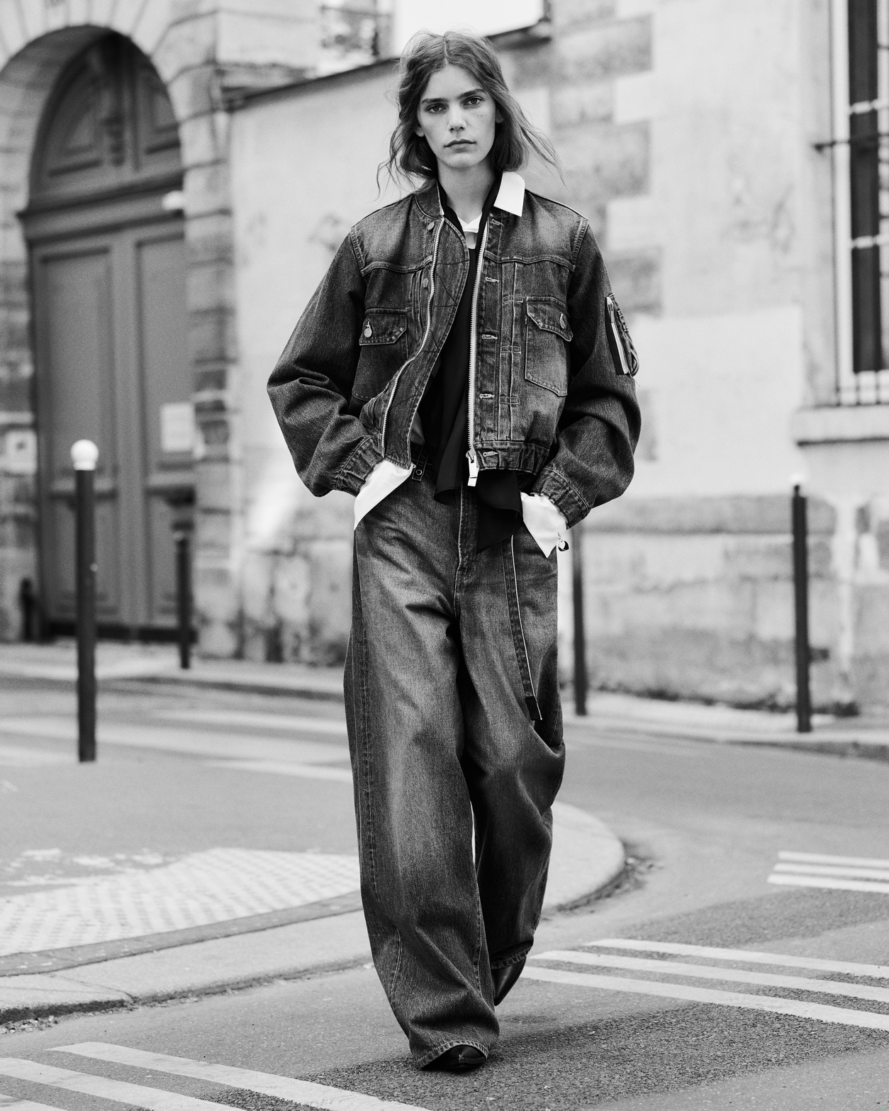 ลุคจากคอลเลกชัน Levi’s® x sacai