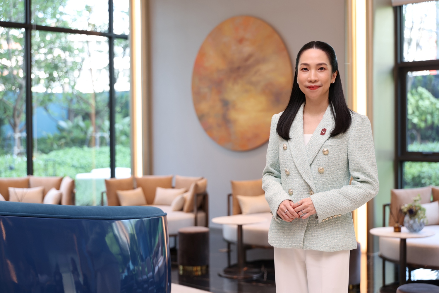 นางสาวนิยมาพร โต๊ะสงวนพันธ์ Executive Vice President บริษัท เอพี ไทยแลนด์ จำกัด (มหาชน)