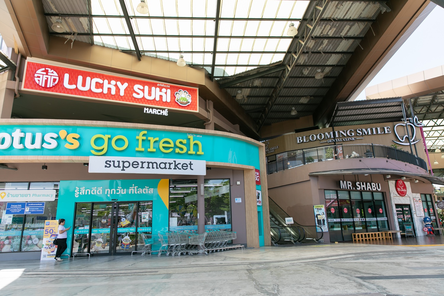 ภาพบรรยากาศเปิด Lucky Suki Marché